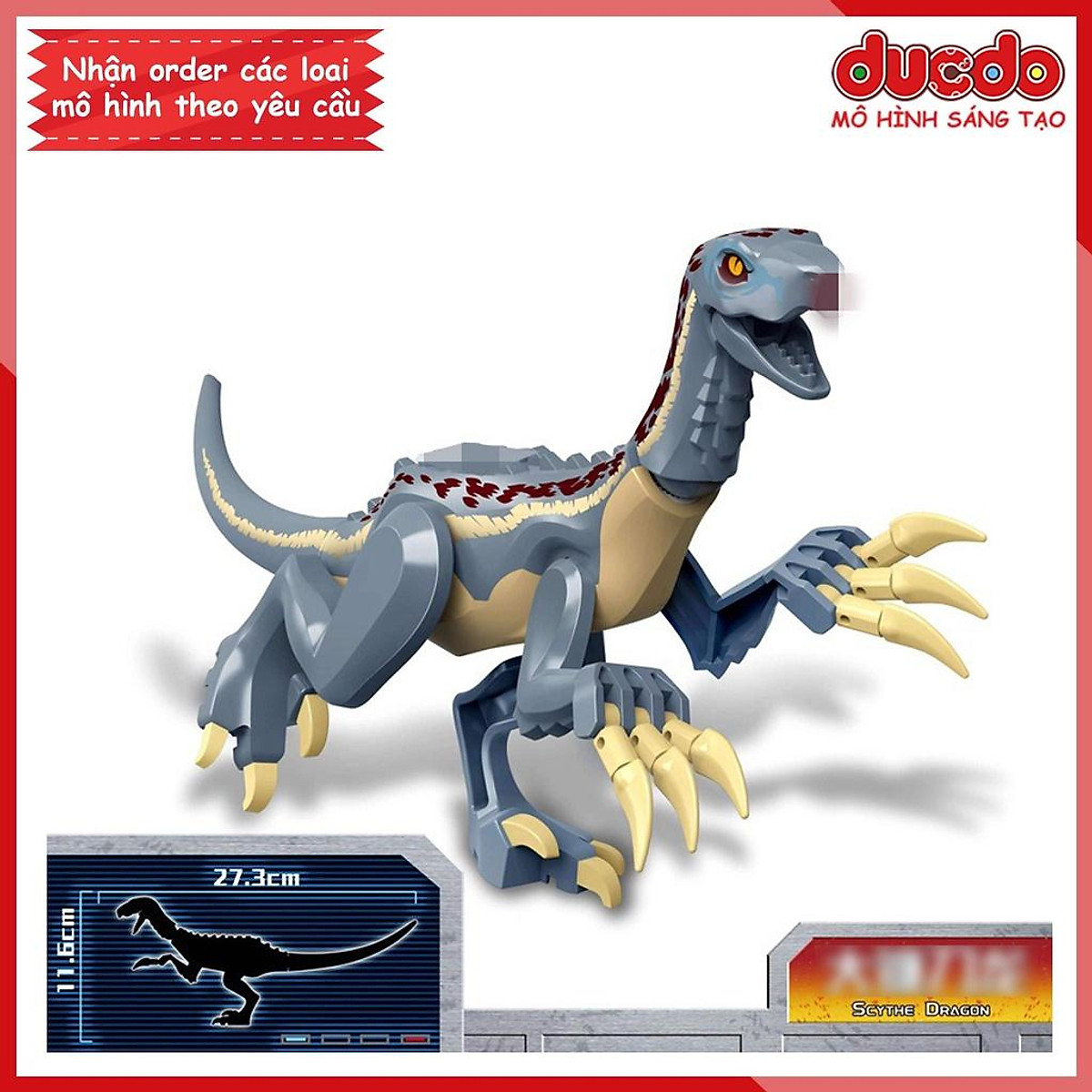 Khủng long bạo chúa T REX Jurassic World đặc biệt siêu to Đồ chơi lắp ghép Mô  hình XP234  BrickcoBrick