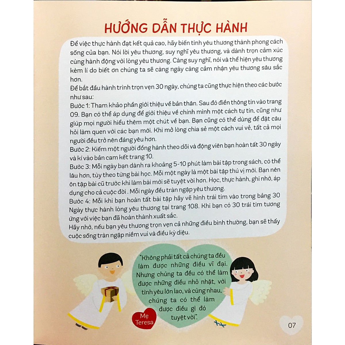 30 Ngày Thực Hành Lòng Yêu Thương (Tái Bản - bc)