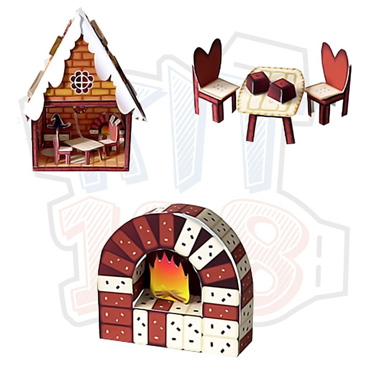 Mô Hình Giấy 3D Chùa Một Cột Hà Nội  TTA 05
