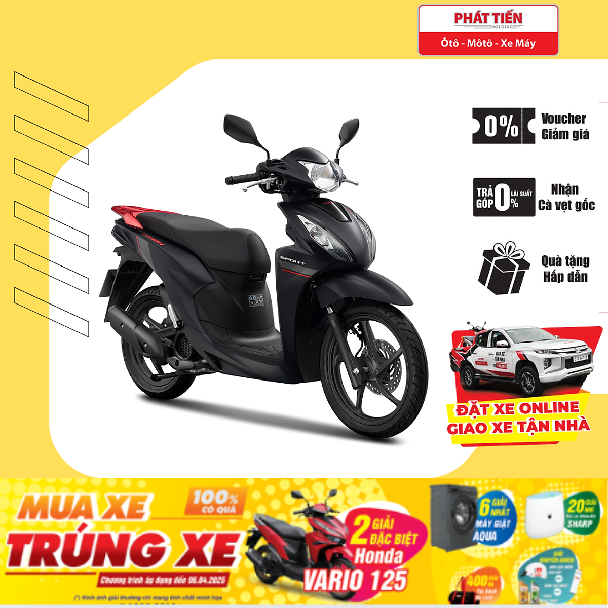 Xe máy Honda Vision 2025 Thể Thao