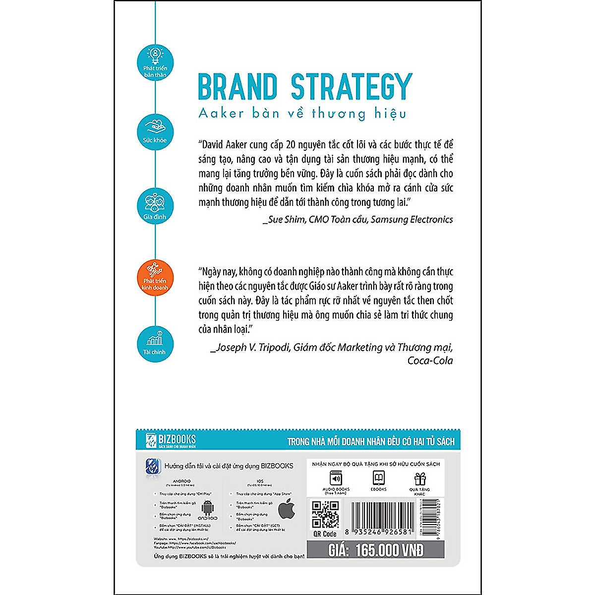 BIZBOOKS - Sách Brand Strategy -Aaker Bàn Về Thương Hiệu - MinhAnBooks