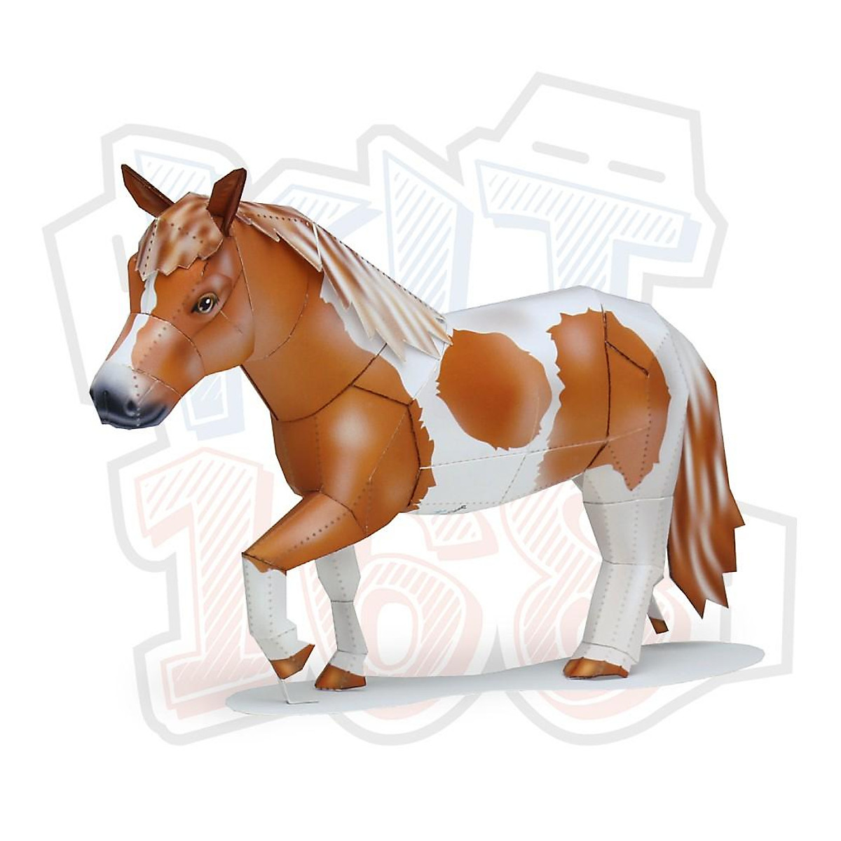 Mô hình con ngựa nâu mẫu 2 187  Mô hình liti