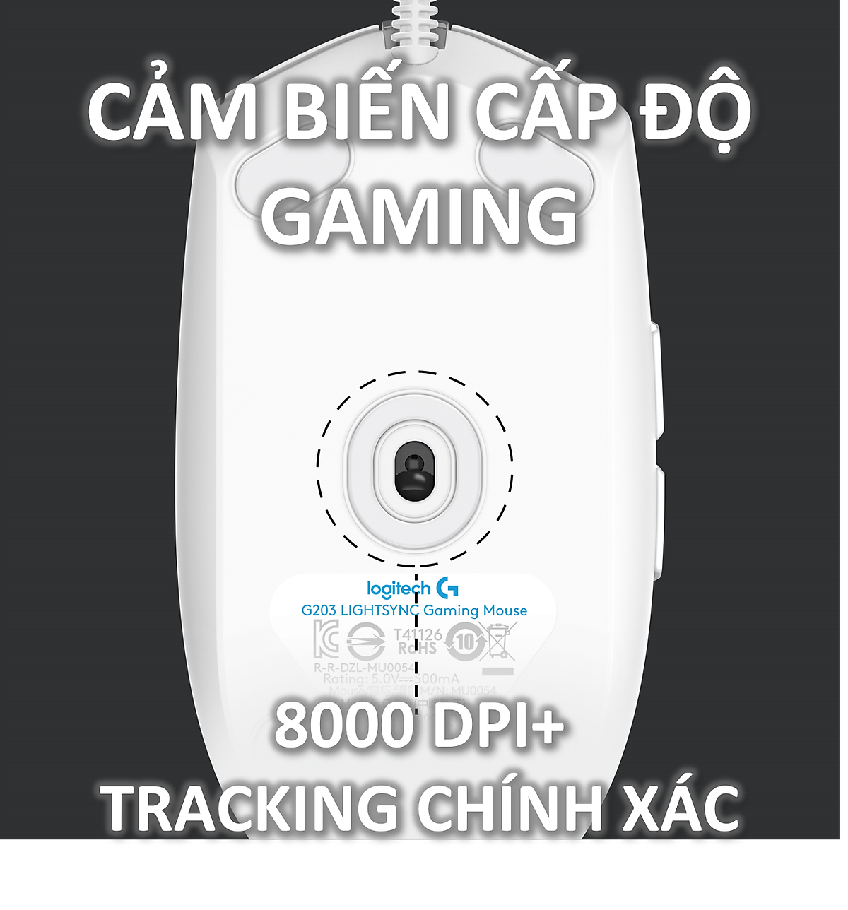 Chuột Gaming Logitech G102 Gen 2 Lightsync - Hàng Chính Hãng