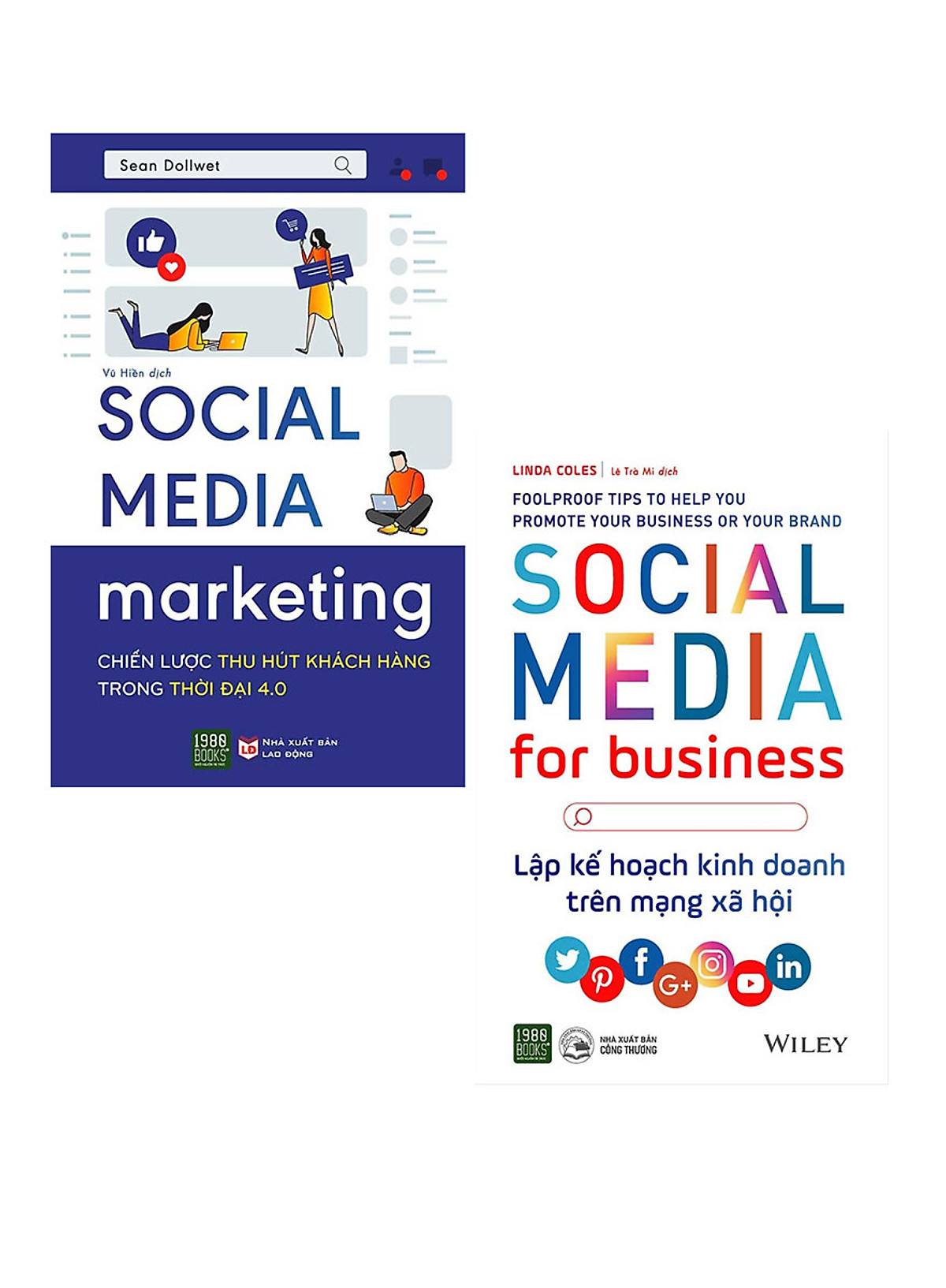 Combo Lập Kế Hoạch Kinh Doanh Trên Mạng Xã Hội + Social Media Marketing - Chiến Lược Thu Hút Khách Hàng Trong Thời Đại 4.0 (Bộ 2 Cuốn)