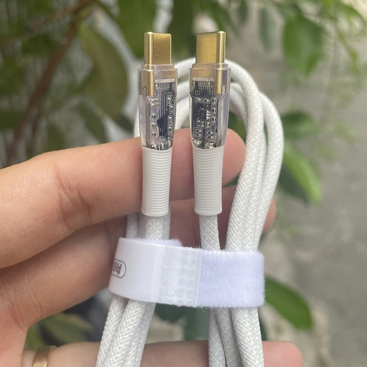 Cáp sạc nhanh Type C to Type C Remax RC-C062cc công suất 100W hỗ trợ sạc nhanh các thiết bị Android và laptop trong thời gian ngắn mà vẫn đảm bảo an toàn -Hàng Chính Hãng