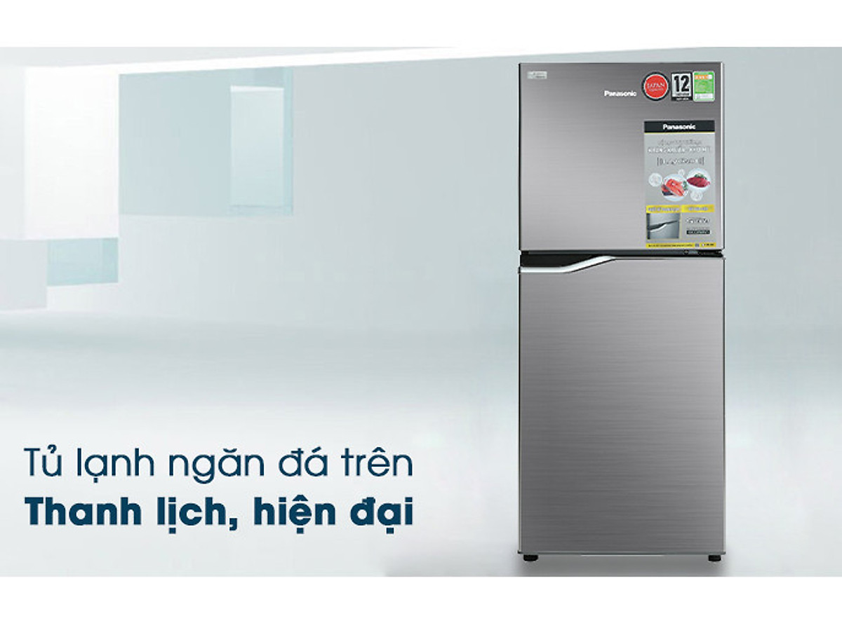 Tủ lạnh Panasonic Inverter 170 lít NR-BA190PPVN - Kháng khuẩn tinh thể bạc Ag+ - Hàng chính hãng