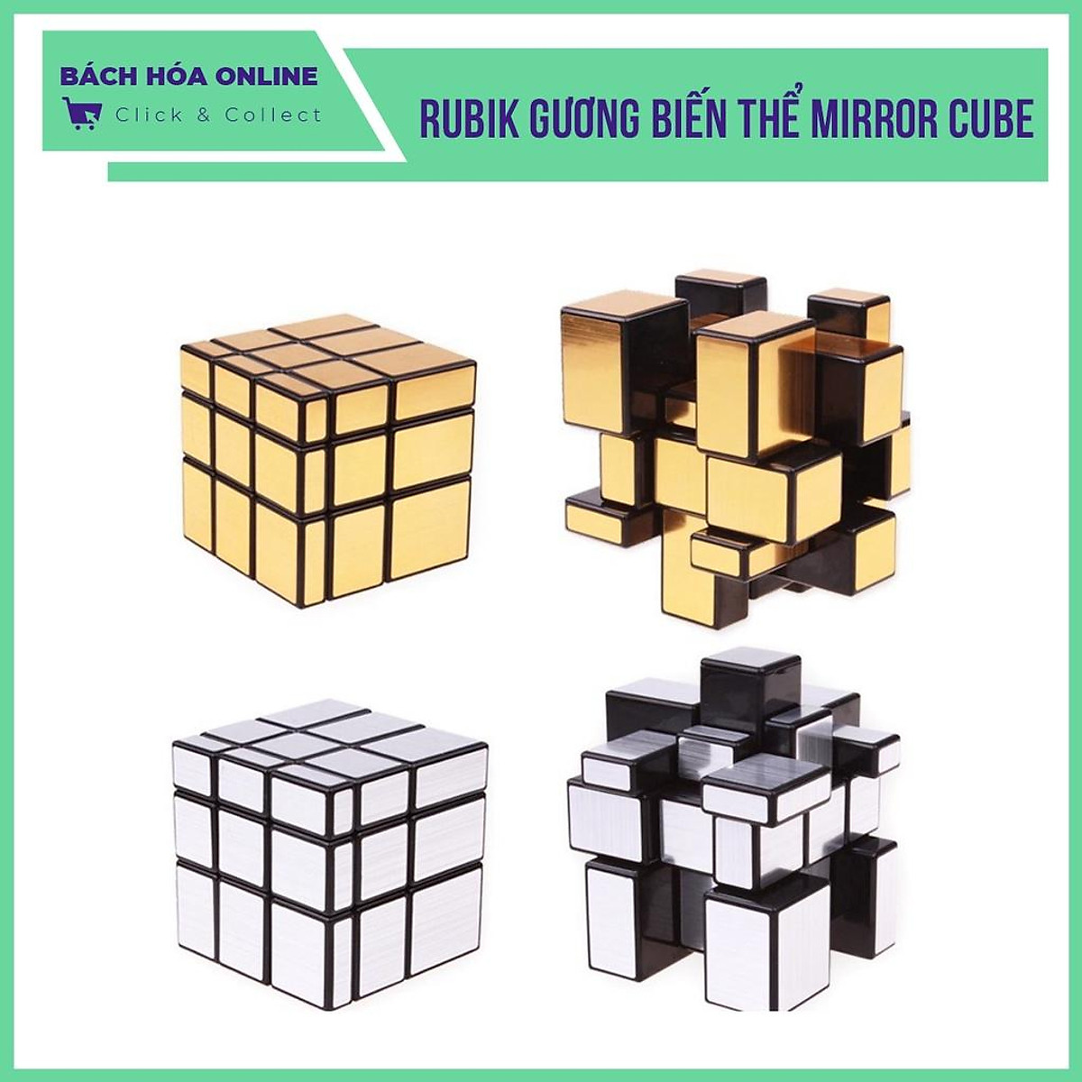 Mua Rubik Gương Biến Thể Mirror Cube 3X3 Rubic Gương Đồ Chơi Thông Minh Cao  Cấp | Tiki