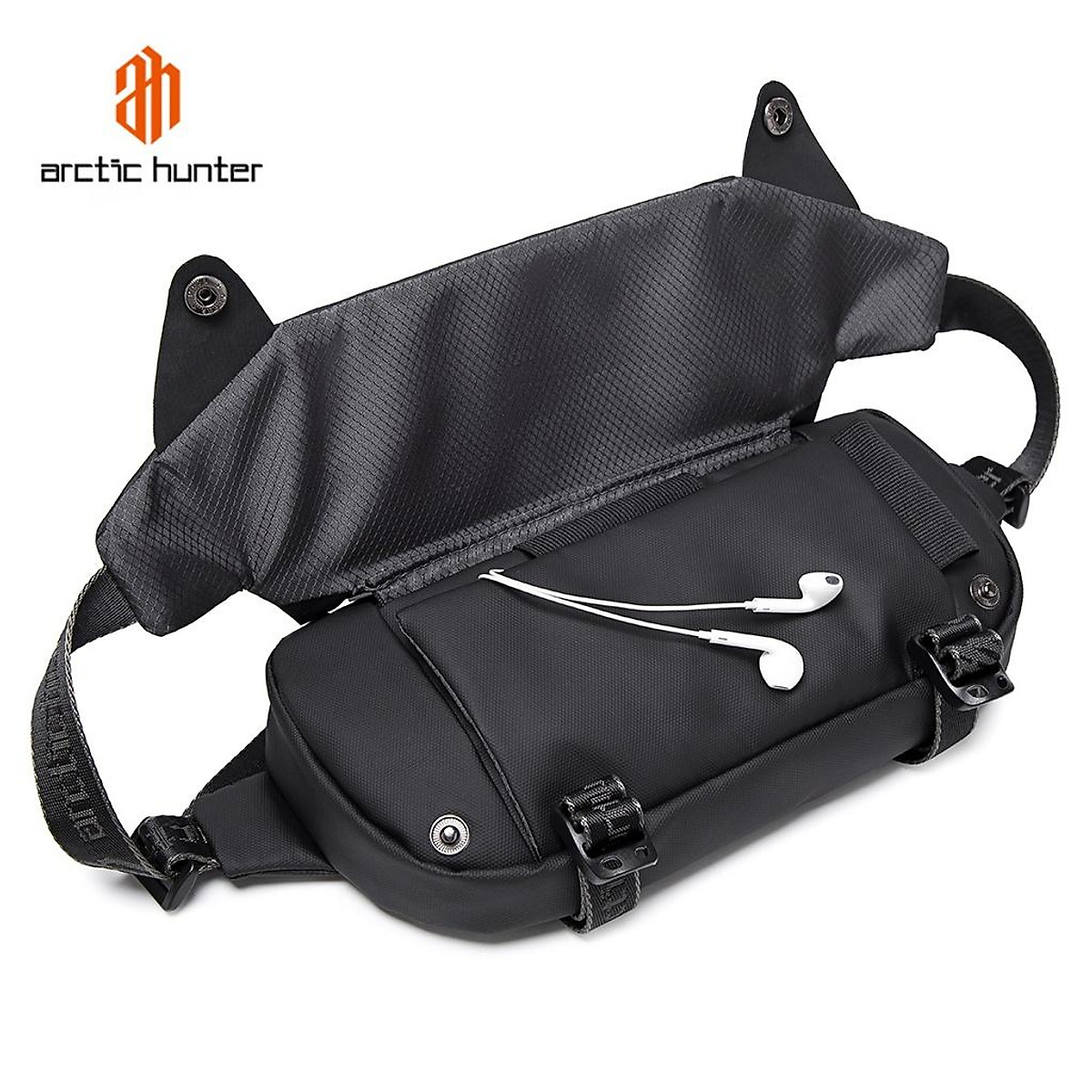 Túi đeo chéo, đeo ngực nam Arctic Hunter YB00047 chất liệu Oxford chống thấm nước, thiết kế nhiều ngăn tiện dụng