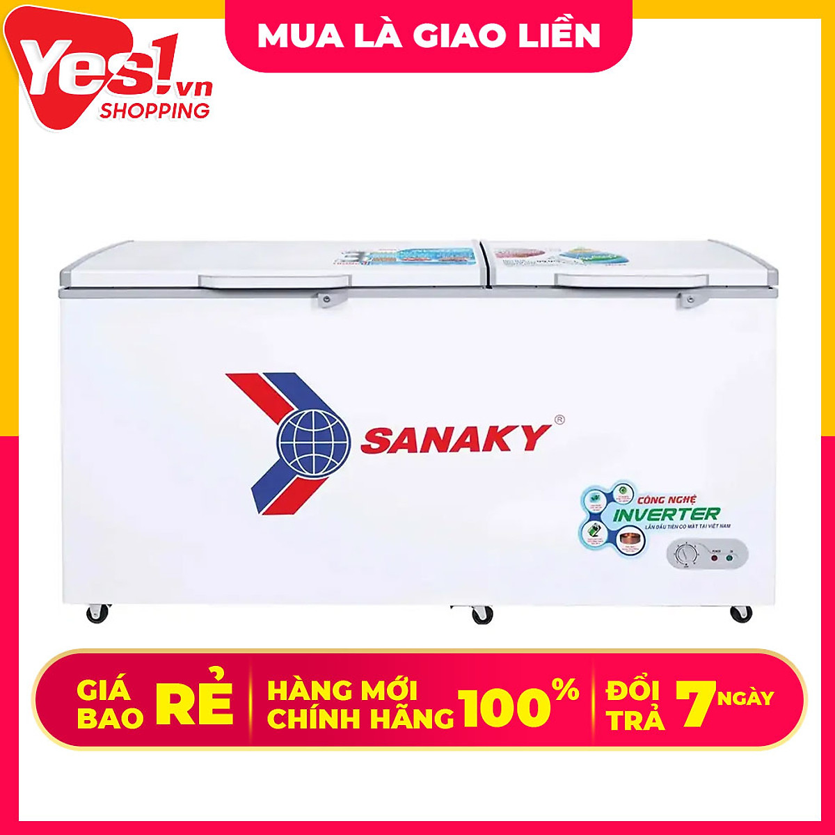 Tủ Đông Sanaky VH-5699HY3 (430L) - Hàng chính hãng