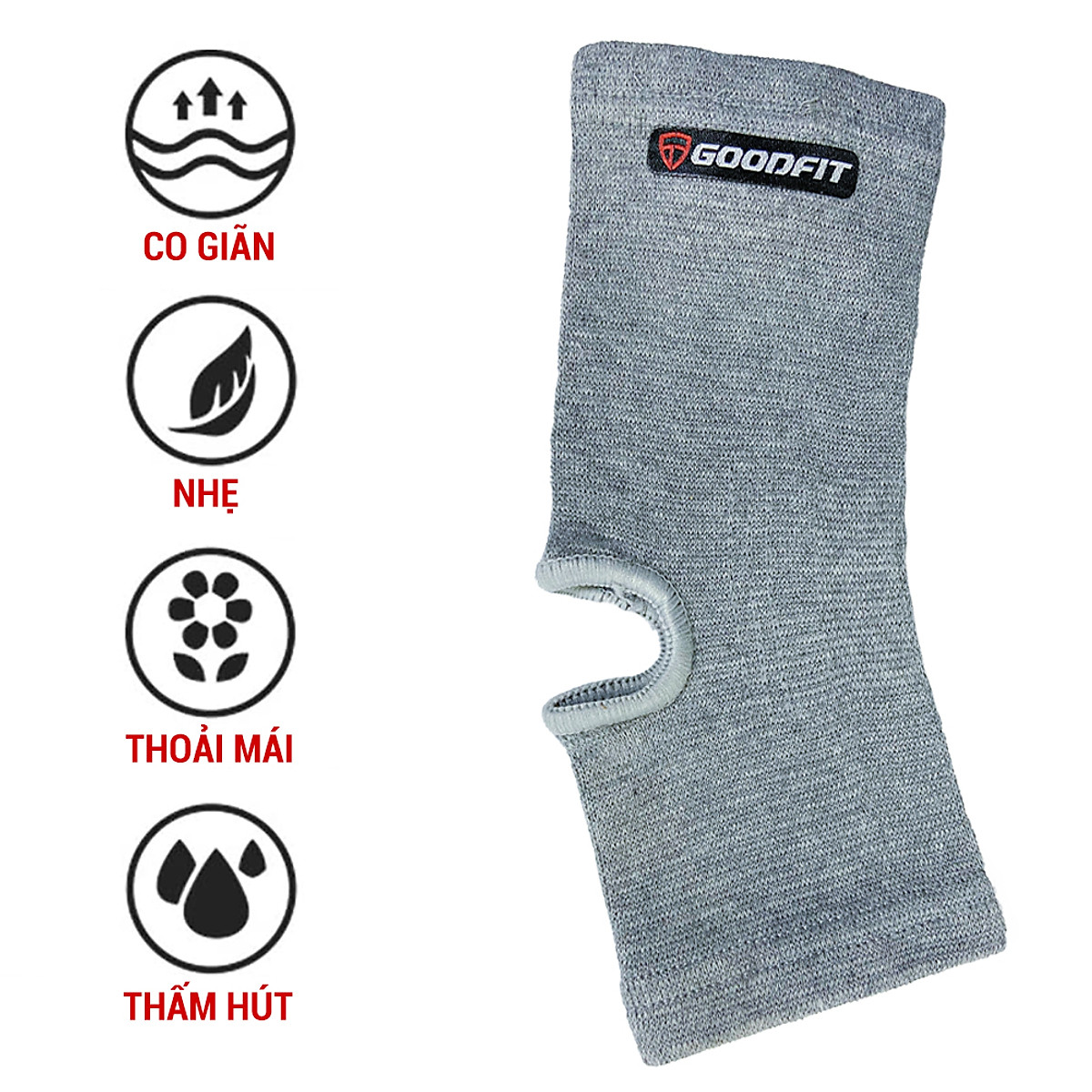Tất bảo vệ cổ chân, bó gót chân GoodFit GF616A