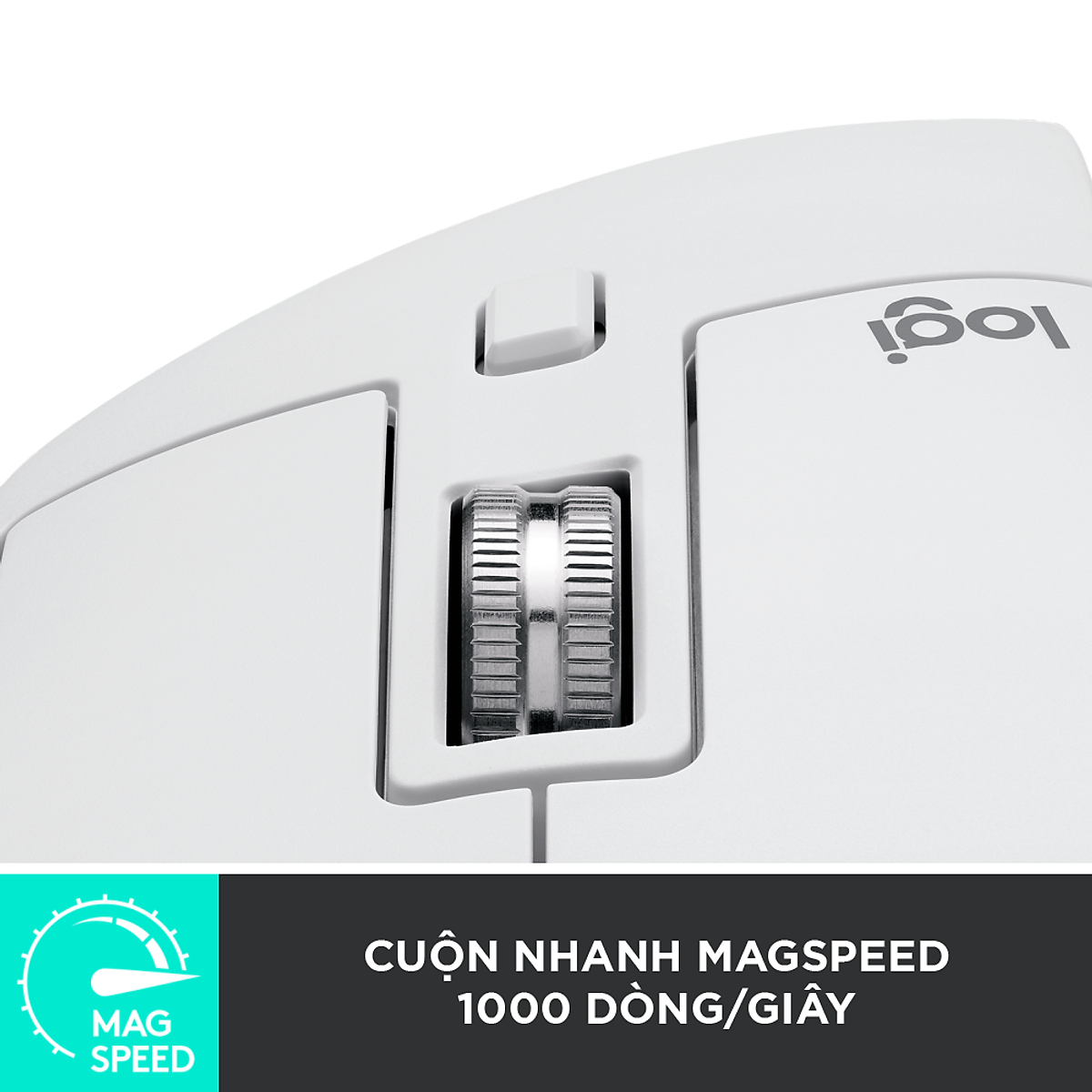 Chuột không dây Bluetooth Logitech MX Master 3s - Hàng Chính Hãng