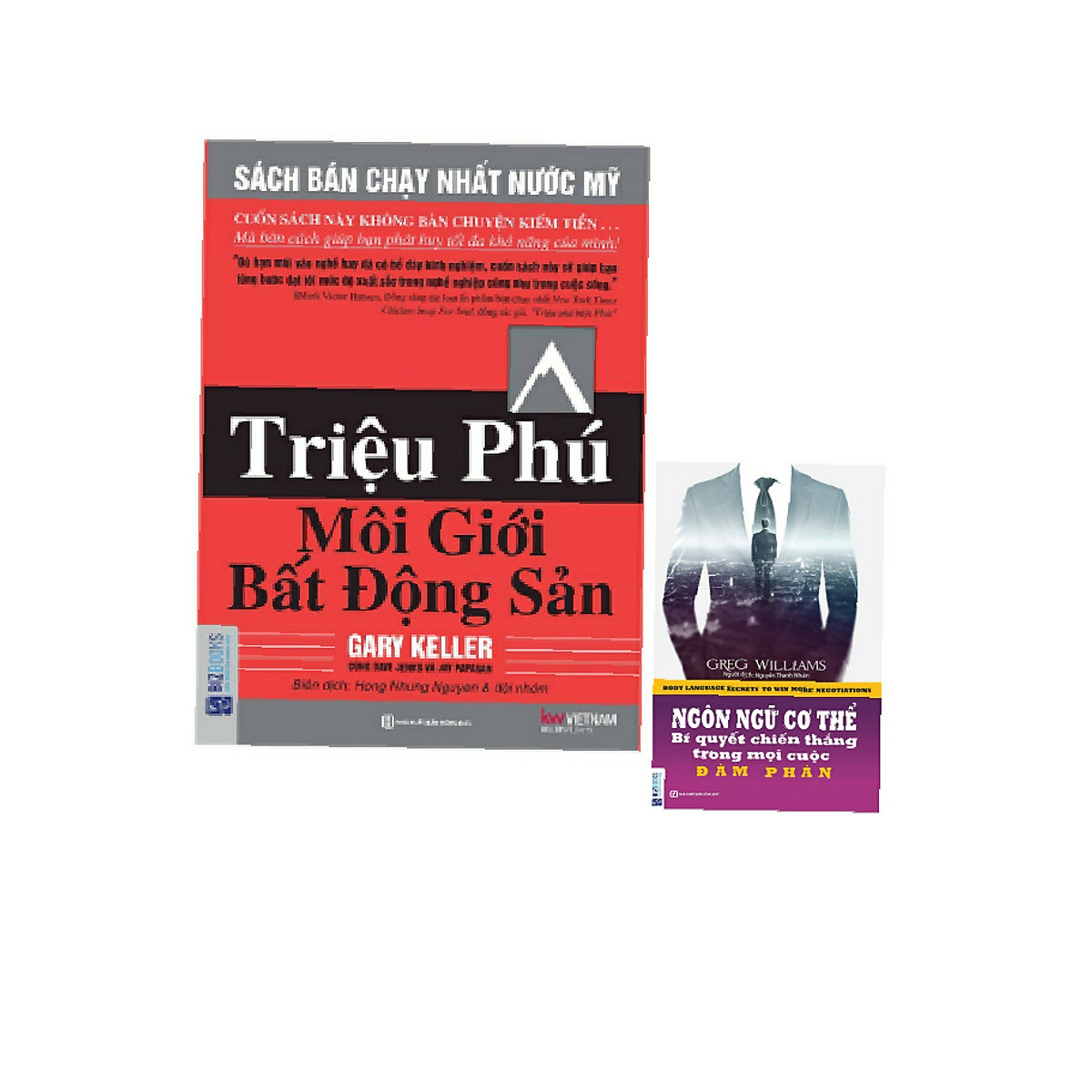 Combo 2 cuốn triệu phú môi giới bất động sản+ ngôn ngữ cơ thể bí quyết chiến chiến thắng trong mọi cuộc đàm phán ( tặng kèm bookmart)