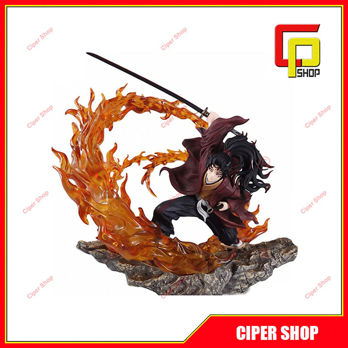 Mua Mô hình Tsugikuni Yoriichi GK POP  Có led  Figure Yoriichi Demon  Slayer  Tiki