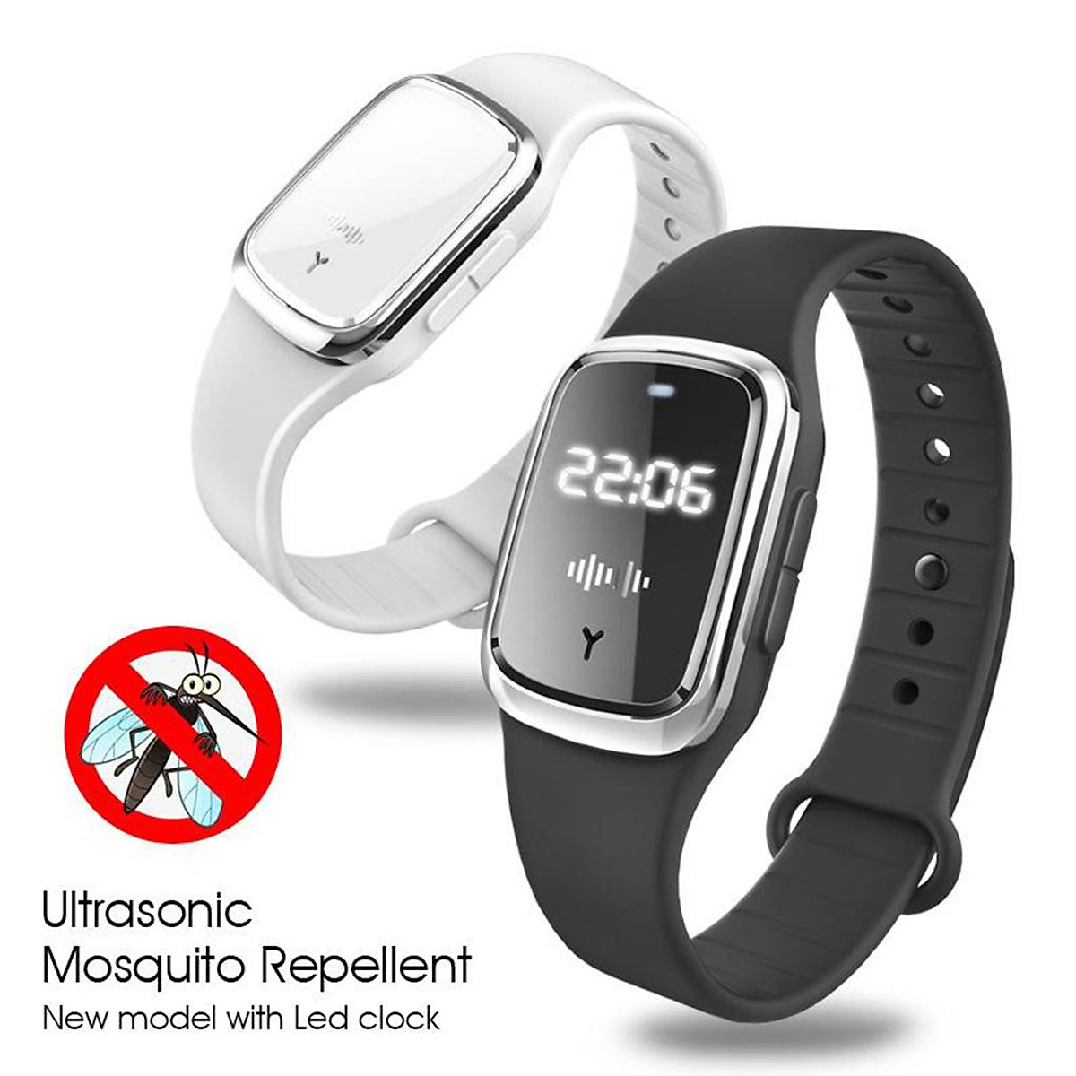 Qoo10 - Portable Electronic Mosquito Repellent Bracelet Waterproof Watch  Anti ... : Household & Bedd...