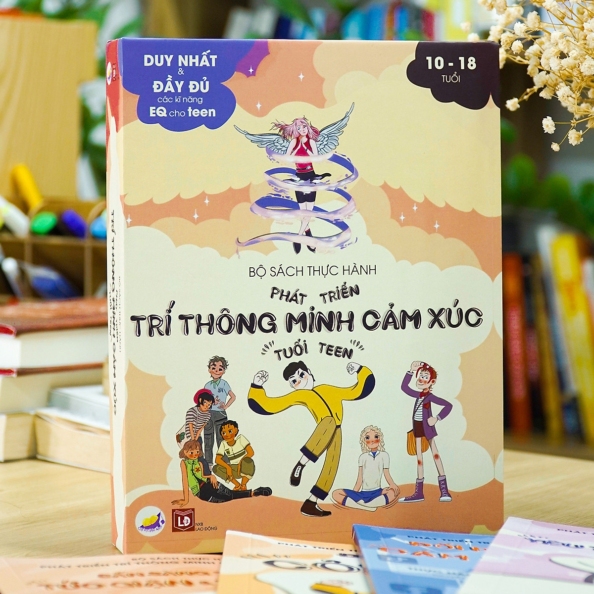 BỘ SÁCH THỰC HÀNH VÀ PHÁT TRIỂN TRÍ THÔNG MINH CẢM XÚC TUỔI TEEN | Dành cho các con từ 10 tuổi đến 18 tuổi 