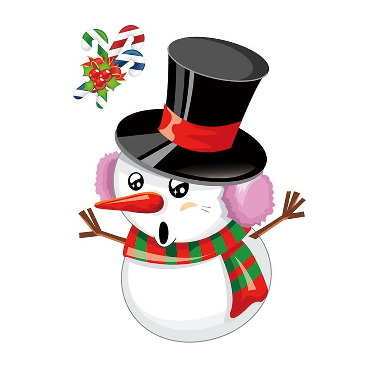 Mua Christmas Santa Claus/Snowman/Elk Glass Sticker Window Decoration Mua Christmas Santa Claus/Snowman/Elk Glass Sticker Window Decoration