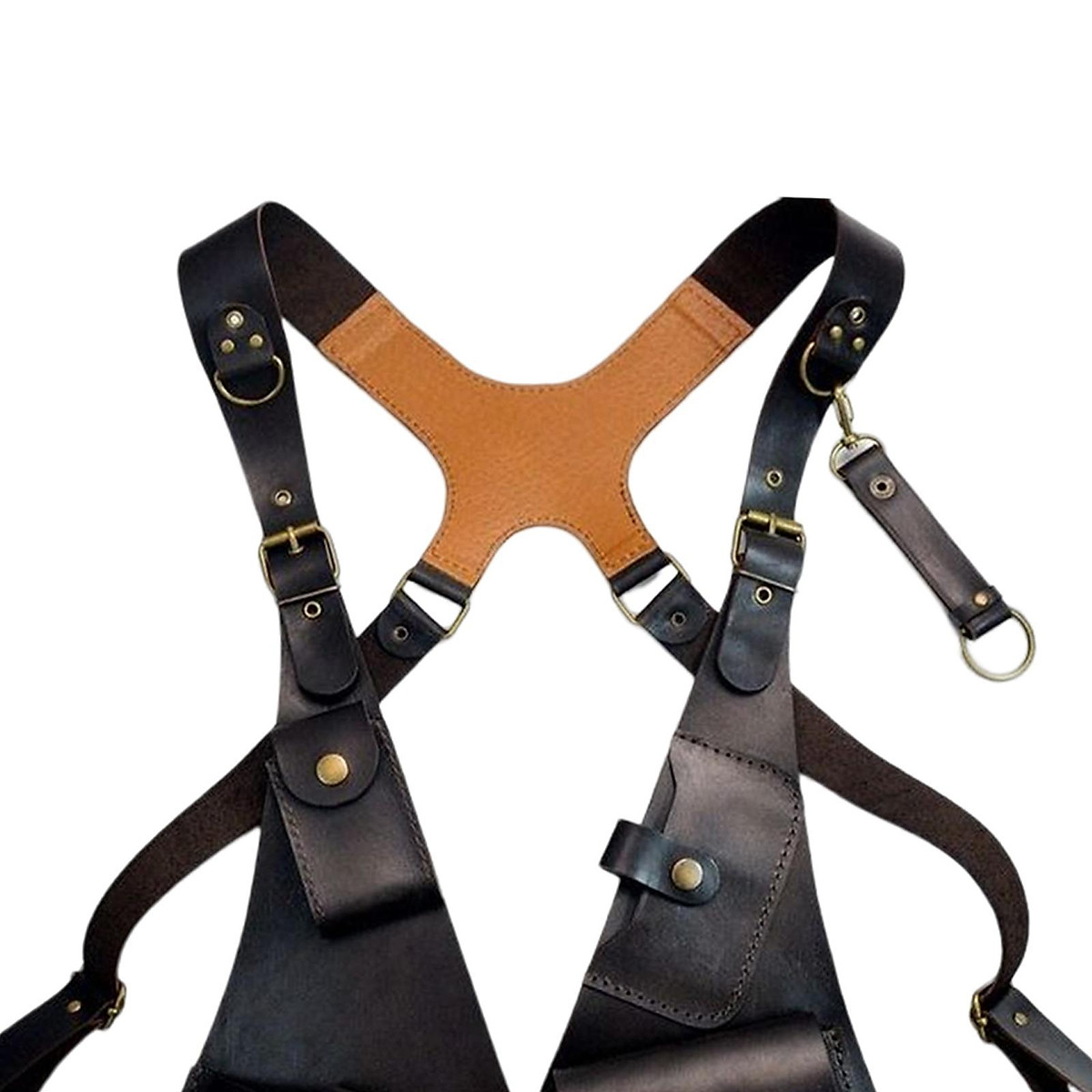 Black Leather harness bag Amiri - Vitkac GB