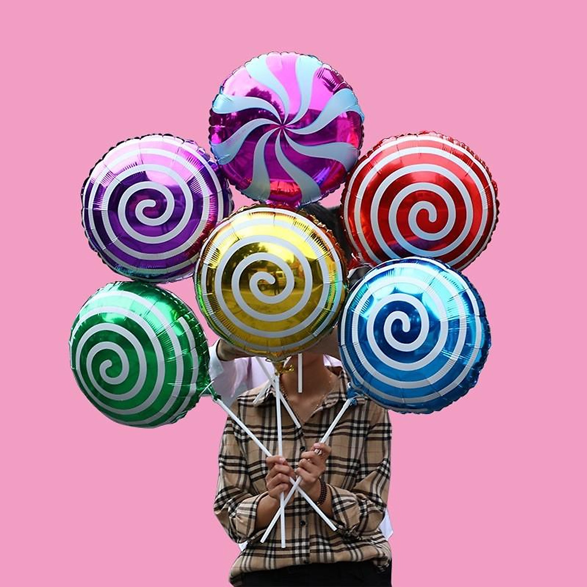 Bóng bay hình kẹo ngọt - Phụ kiện - Vật liệu trang trí