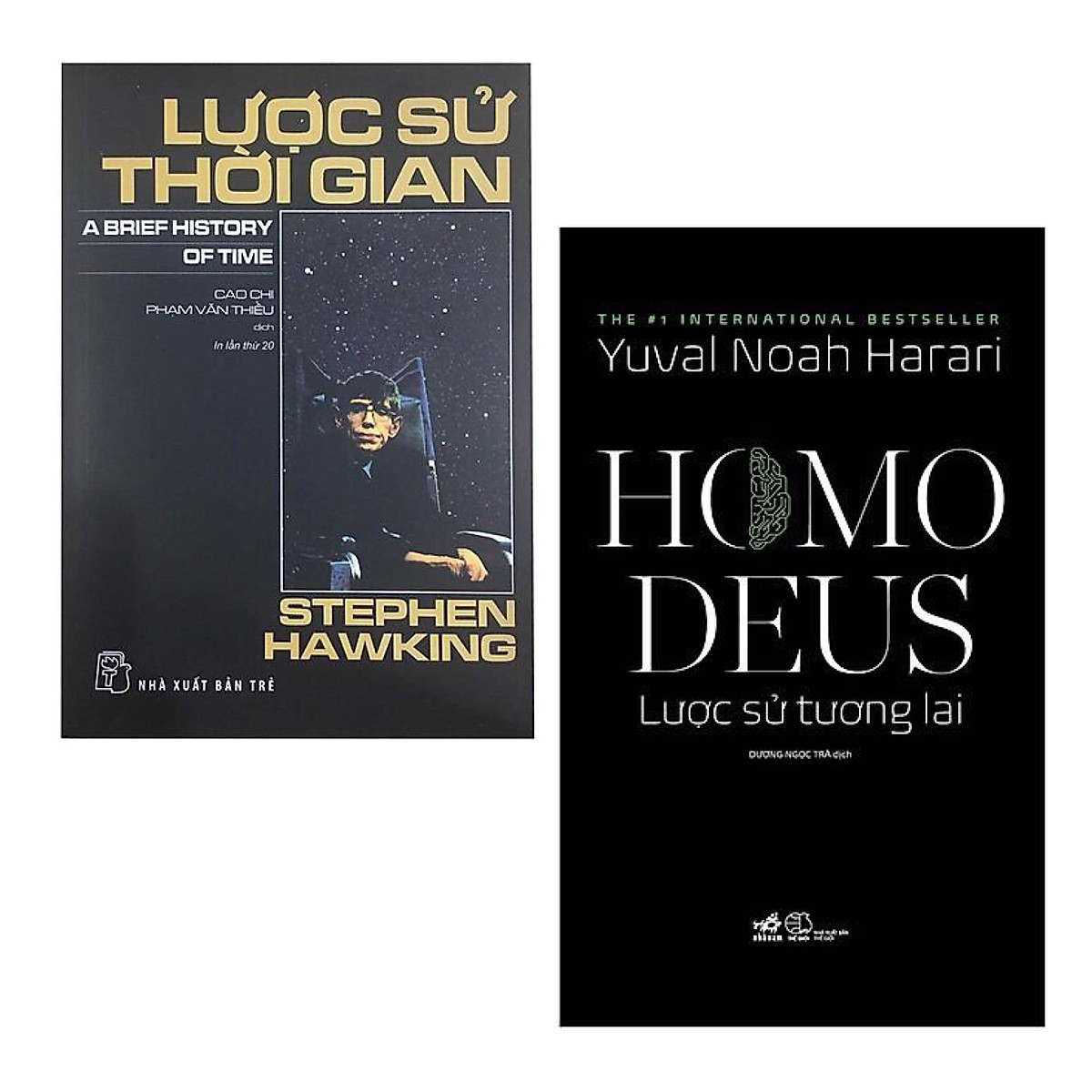 Combo 2 Cuốn Sách Hay Nhất : Homo Deus: Lược Sử Tương Lai + Lược Sử Thời Gian (Tái Bản 2020)