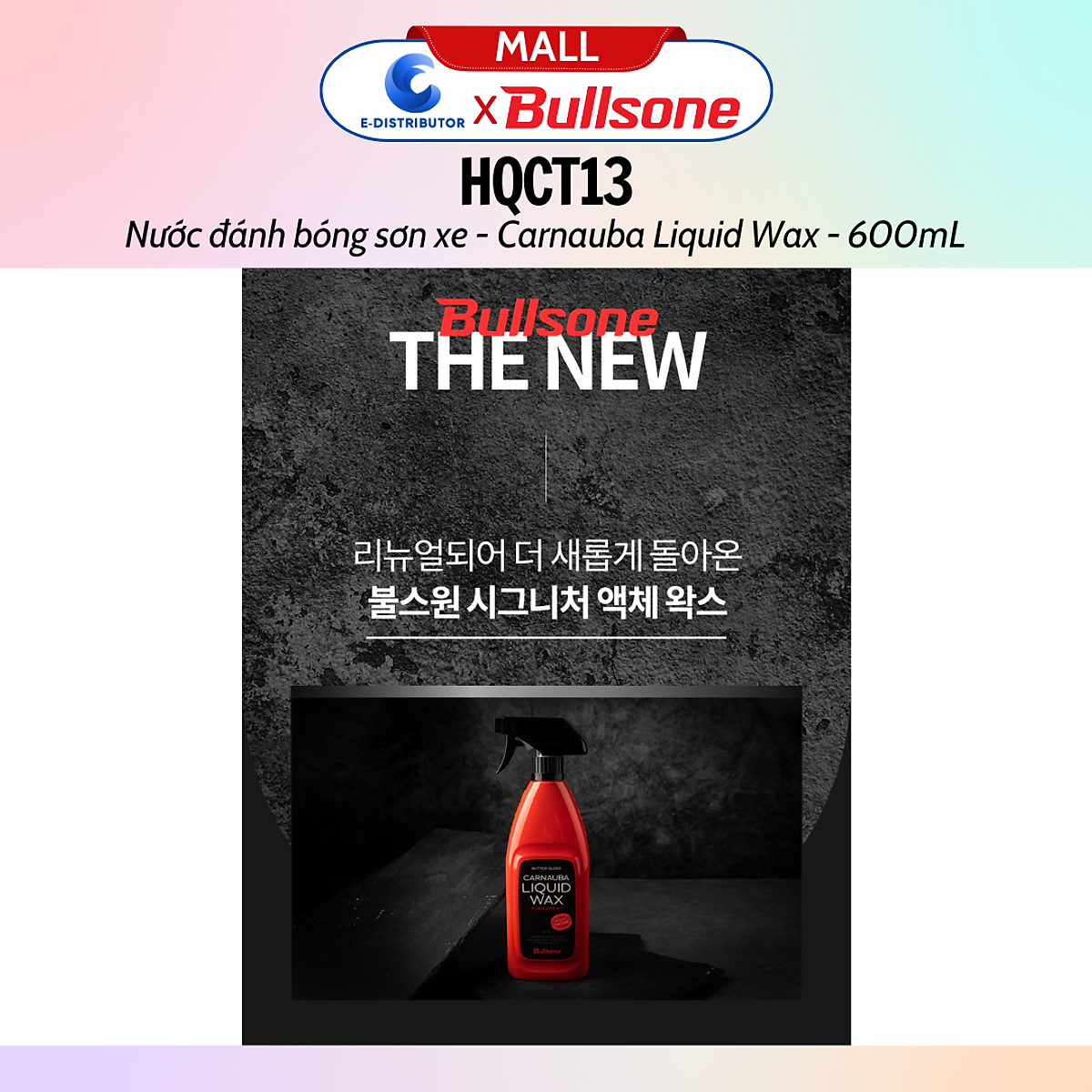 Nước Đánh Bóng Sơn Bullsone HQCT13 (550ml) - Hàng Chính Hãng