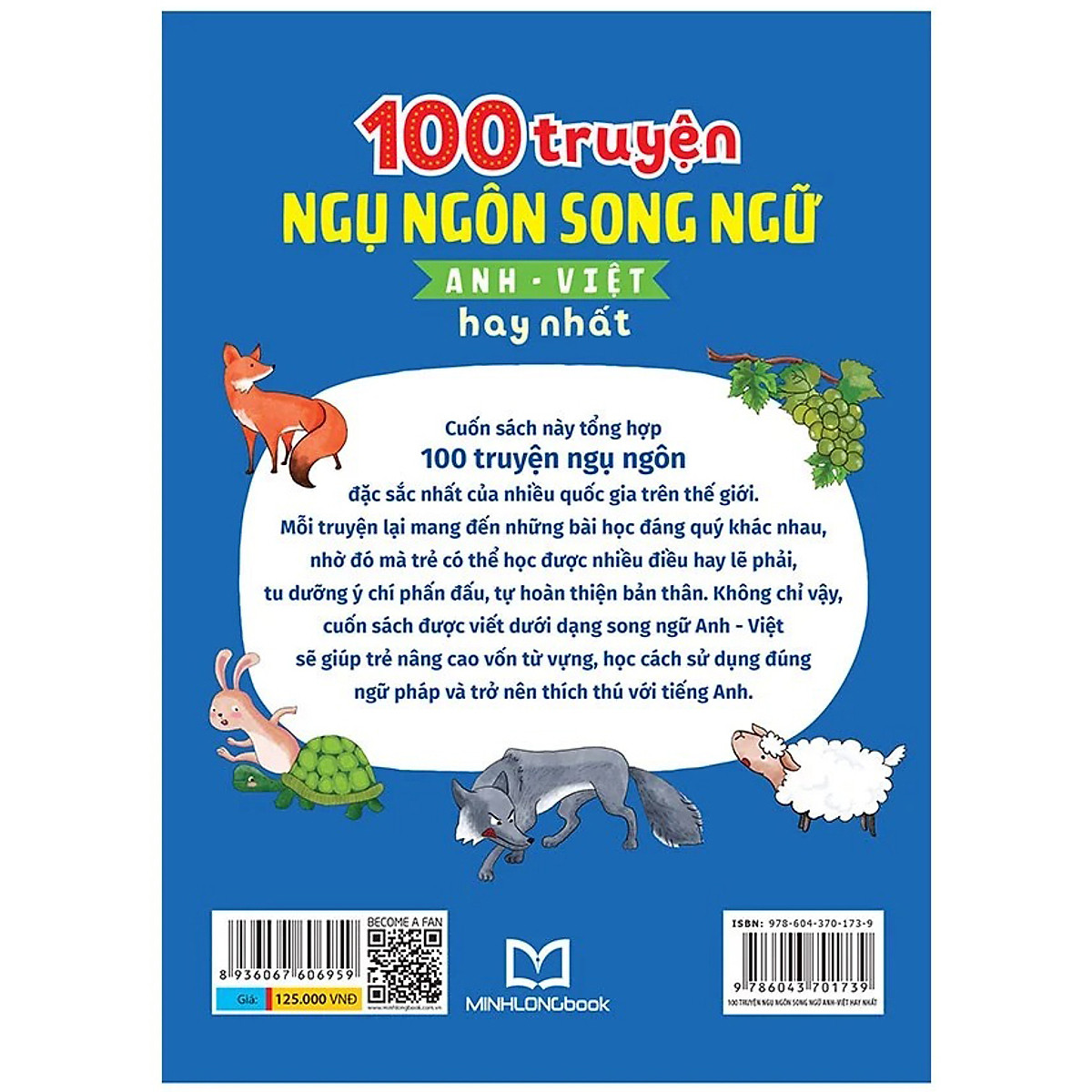 100 Truyện Ngụ Ngôn Song Ngữ Anh - Việt Hay Nhất B125