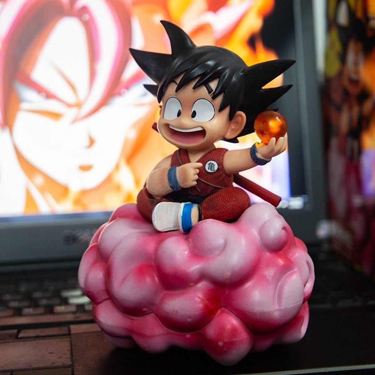 Mô hình figure Son Goku Kid Kamehameha cưỡi mây vàng  Taki Shop
