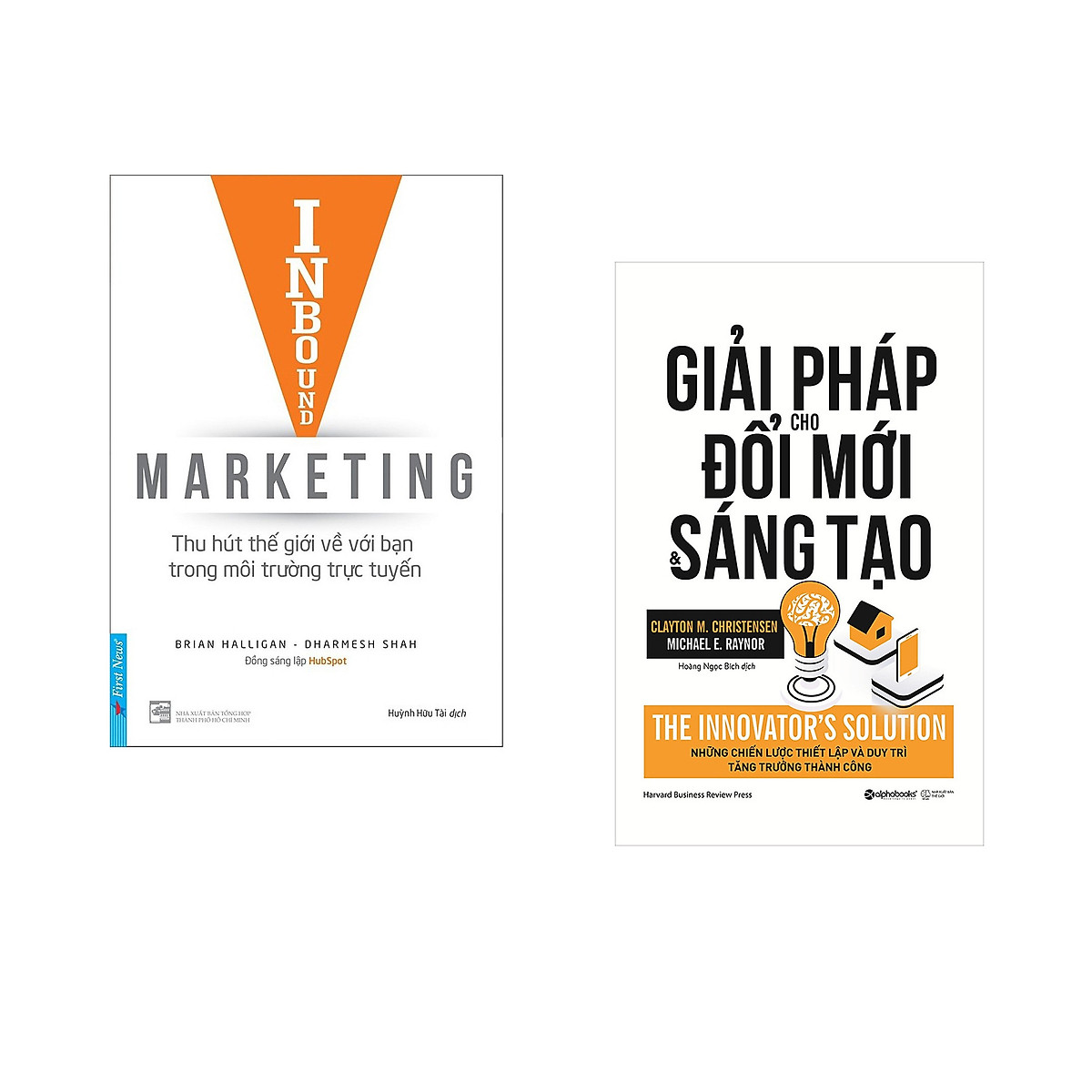 Combo 2 cuốn sách: Inbound Marketing -Thu Hút Thế giới Về Với Bạn Trong Môi Trường Trực Tuyến + Giải Pháp Cho Đổi Mới Và Sáng Tạo