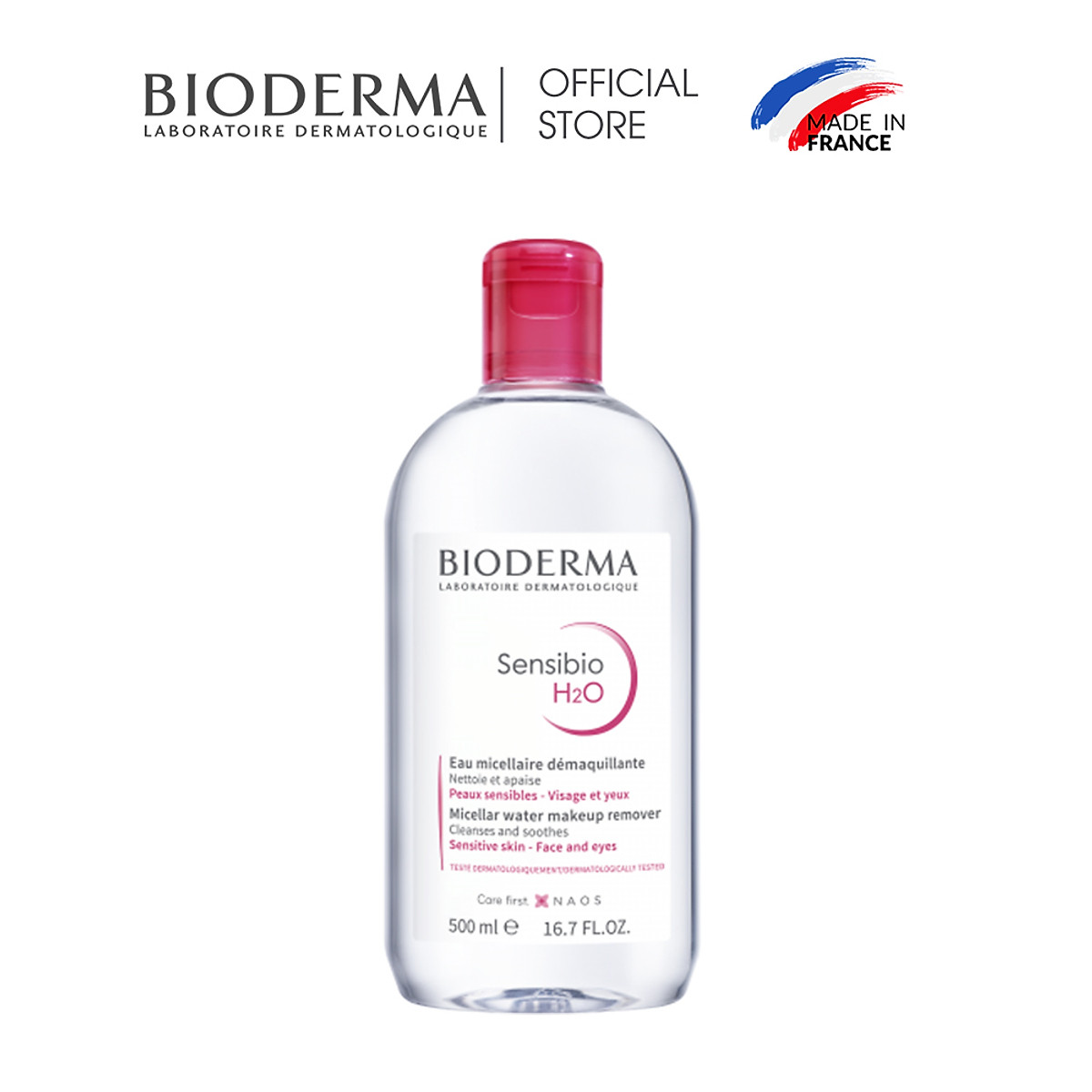 Nước tẩy trang Công Nghệ Micella Bioderma Sensibio H2O - 500ml