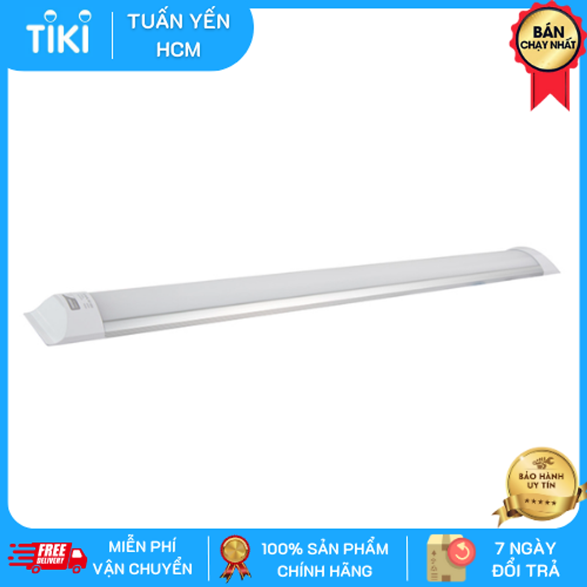 Bộ đèn tuýp led bán nguyệt 1.2m/36W Rạng Đông