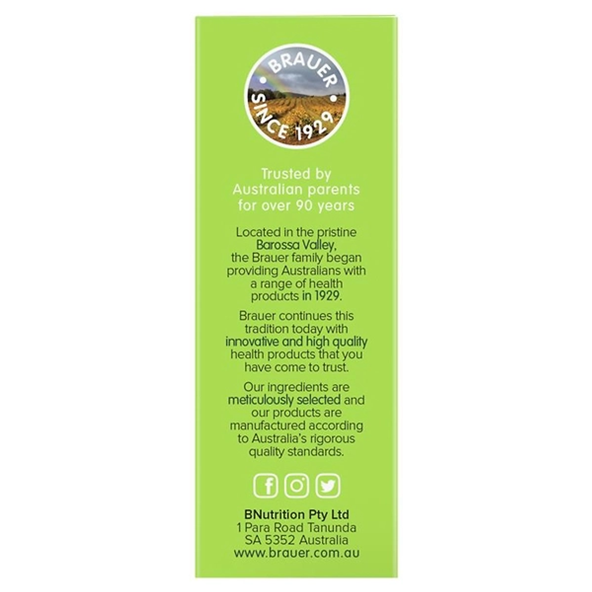 Brauer Baby & Kids Liquid Vitamin D 400IU 10ml - Bổ sung Vitamin D cho trẻ sơ sinh (10ml)