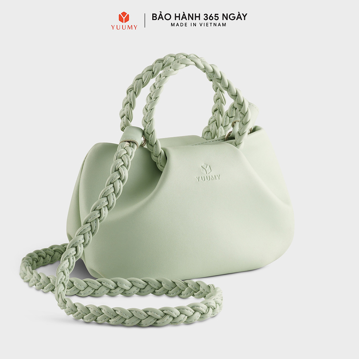 Túi Yuumy ( Thời trang nữ kiểu đám mây size 22 - Túi đeo chéo da Seasand YN257 )