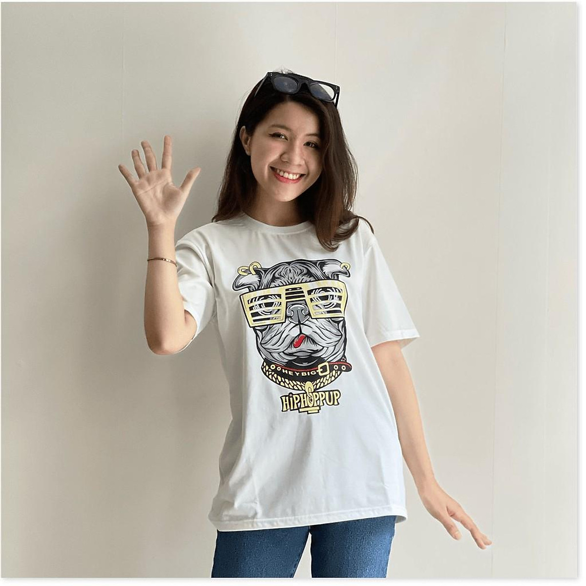 Áo Thun Cổ Tròn Nữ Hiphop Cực Chất , Phong Cách , Siêu Hott Thời Trang Mới  Kingshop79