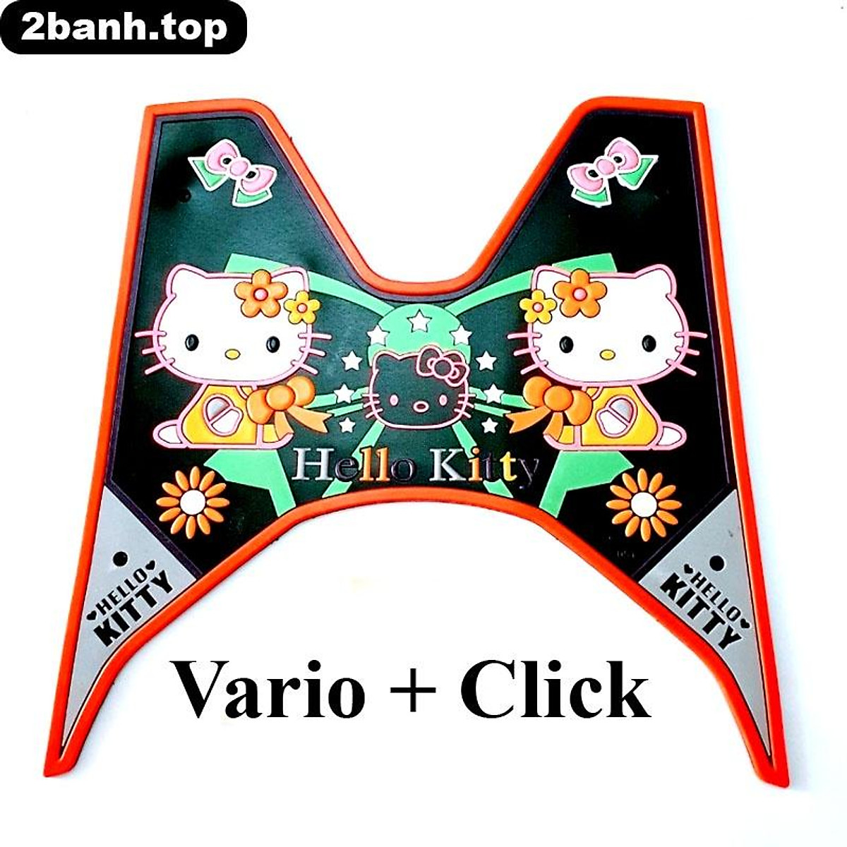 Thảm lót chân hoạt hình Hello Kitty xe Vario, Click - Phụ kiện khác