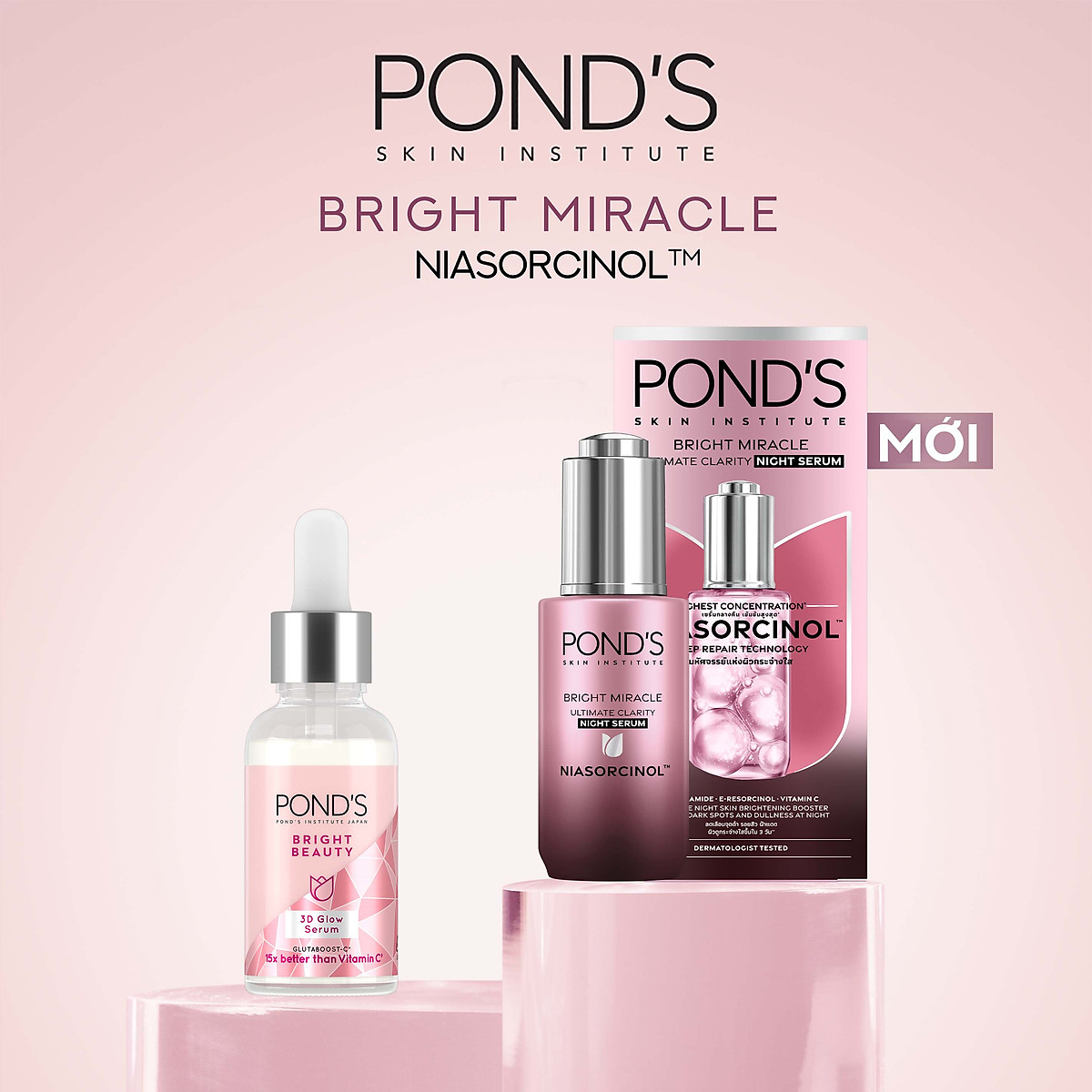 Serum Sáng Đa Tầng Pond'S Bright Miracle Mờ Thâm Sạm