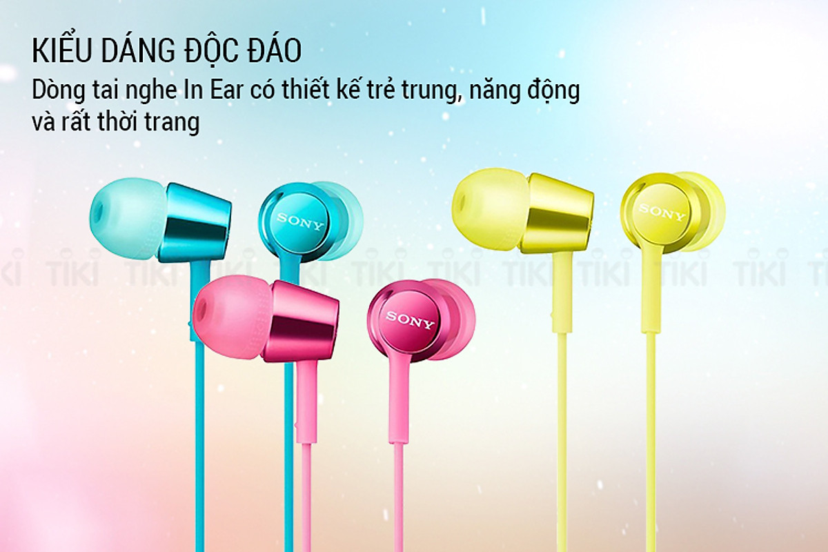 Tai Nghe Nhét Tai Sony MDR-EX155AP - Hàng Chính Hãng