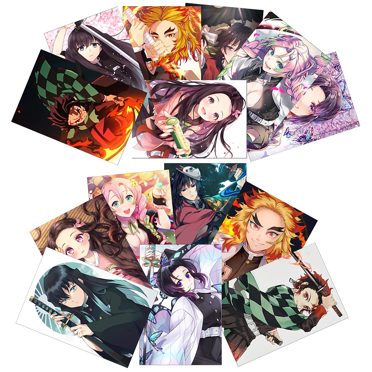 Ảnh card Kimetsu no Yaiba set 23 tấm khác nhau nhiều nhân vật Ảnh Card Kimetsu No Yaiba Set 23 Tấm Khác Nhau Nhiều Nhân Vật