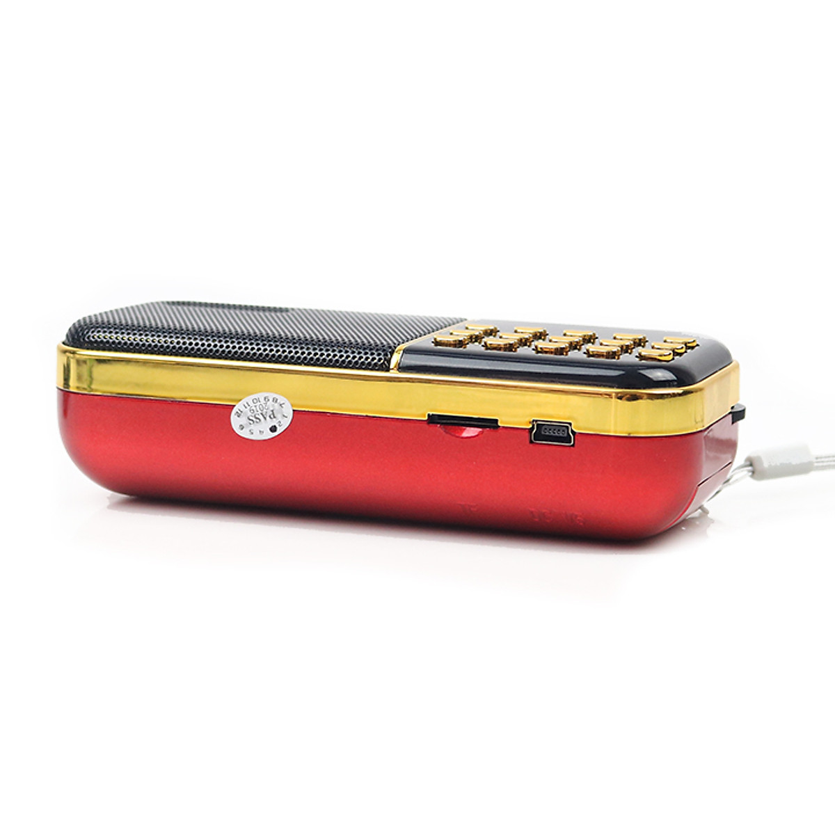 Radio mini nghe đài, nghe nhạc thẻ nhớ, USB, nghe kinh phật Craven-25A - Hàng nhập khẩu