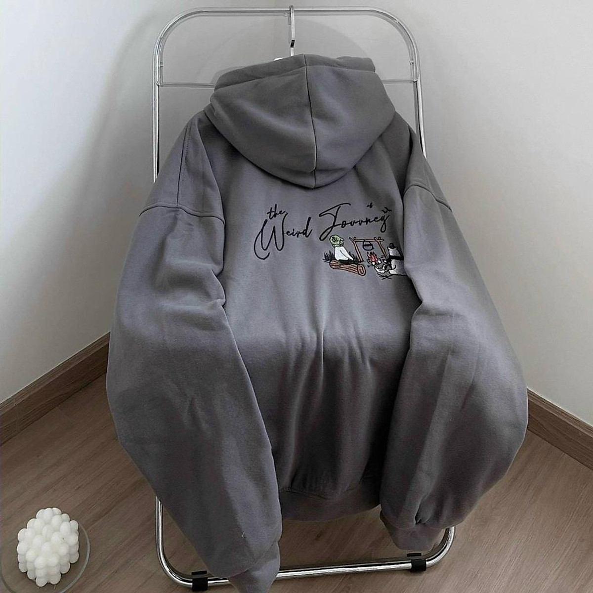 Áo Khoác Hoodie Form Rộng THE WEIND FOUNEY Unisex Nam Nữ (Ảnh Thật/Có Sẵn)