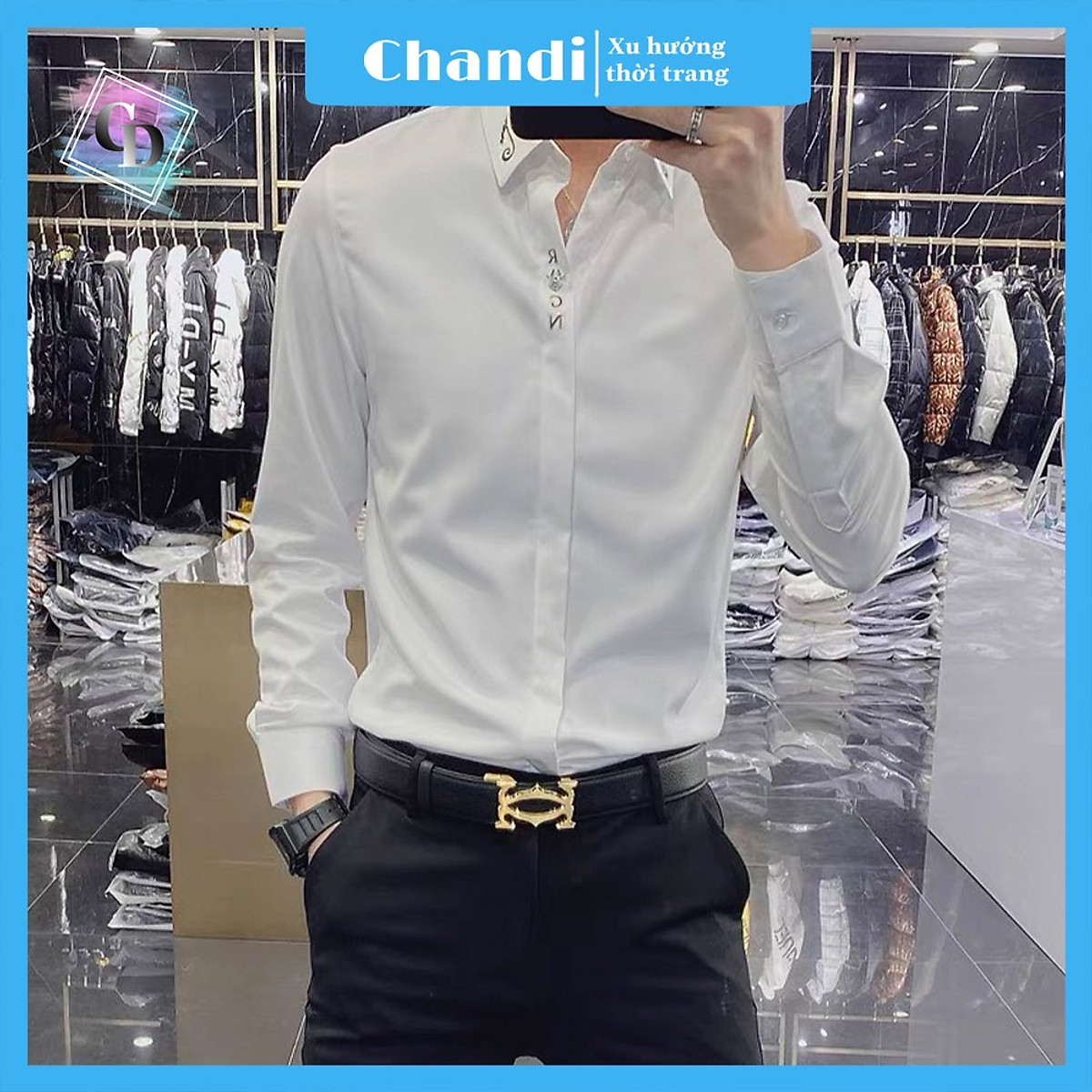 Áo sơ mi nam MURADFASHION, áo sơmi nam trắng in hình đẹp cao cấp phong cách thời trang 2021 Áo Sơ Mi Nam Muradfashion, Áo Sơmi Nam Trắng In Hình Đẹp Cao Cấp Phong Cách Thời Trang 2021