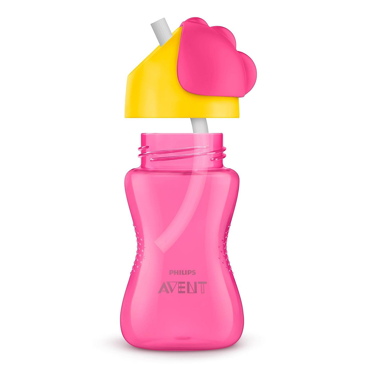 Bình tập uống Philips Avent cho bé 12 tháng - có ống hút - nhựa PP 300ml