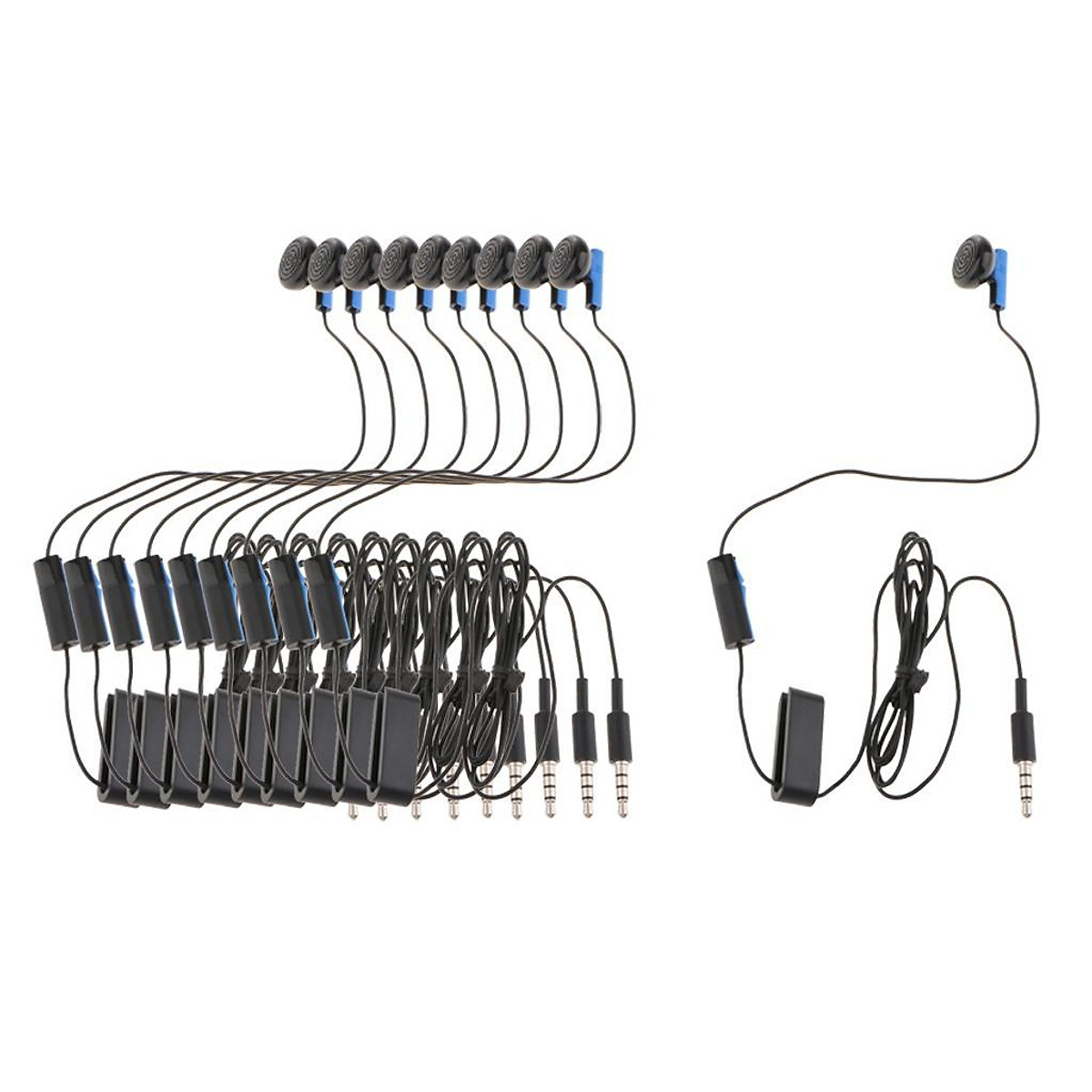 Mua 10Pieces Portable Mono Earphone Earplug Earpiece for Sony PS4