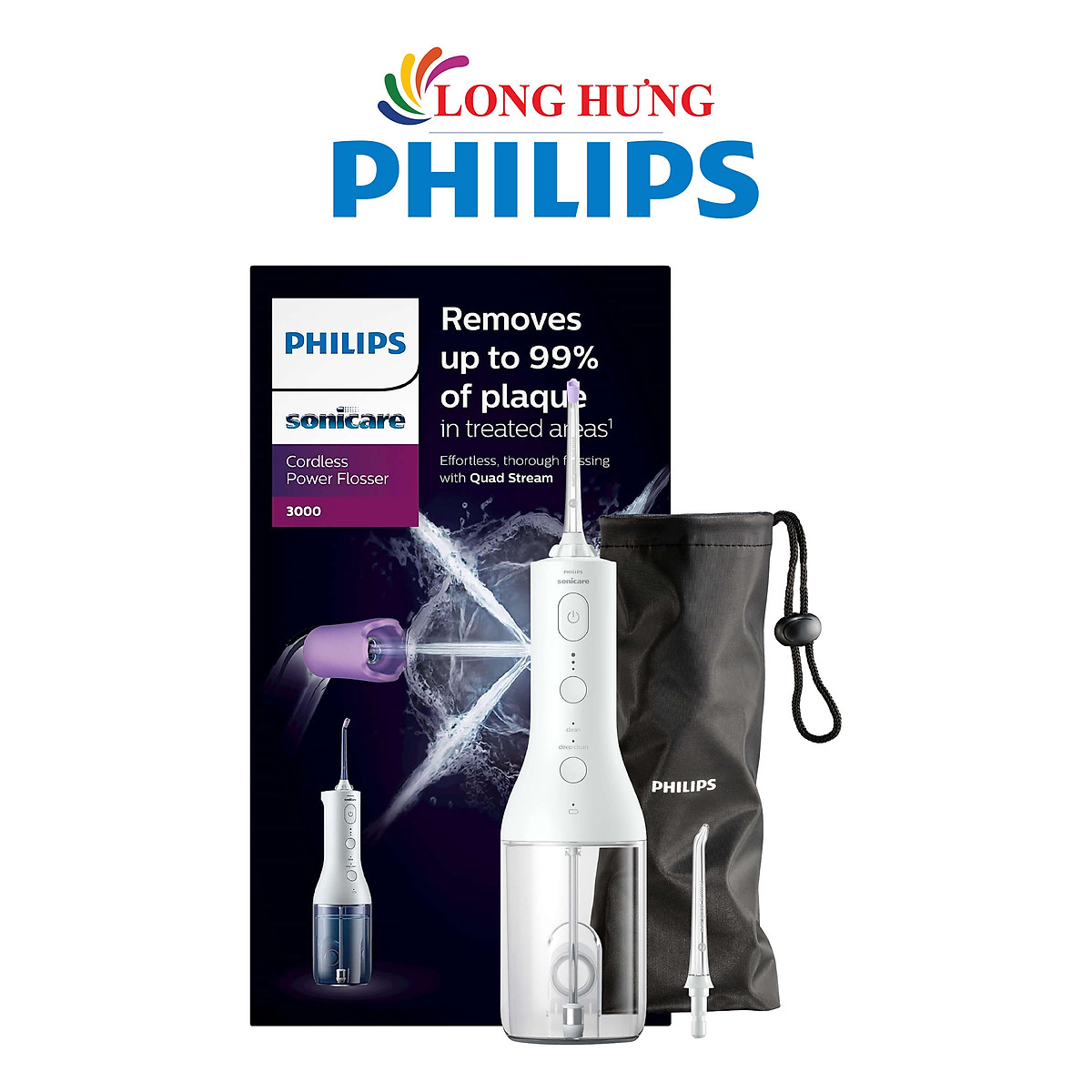 Máy tăm nước vệ sinh răng miệng Philips Sonicare Cordless Power Flosser