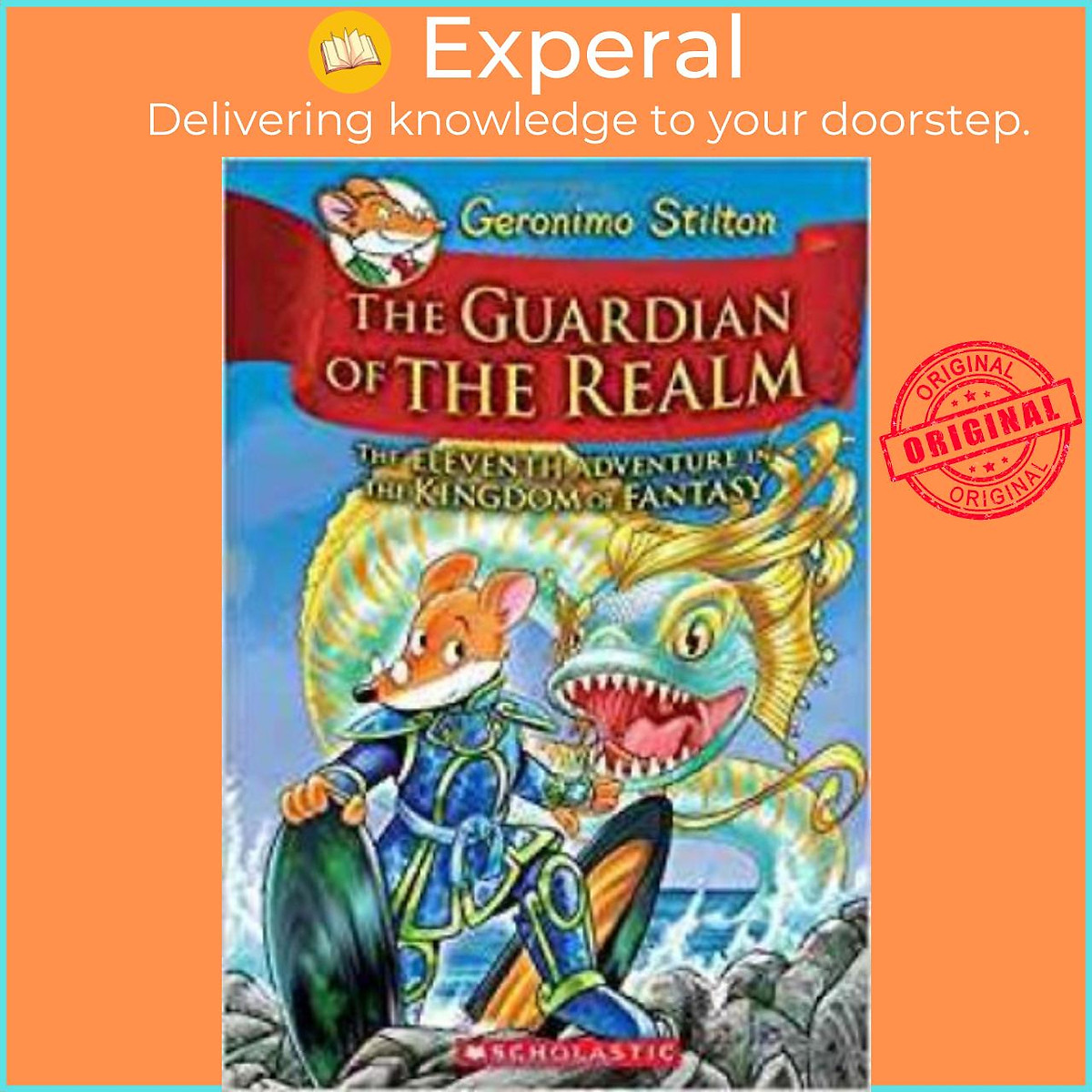 Sách - Geronimo Stilton and the Kingdom of Fantasy #11: The Guardian of the by Geronimo Stilton (US edition, hardcover)