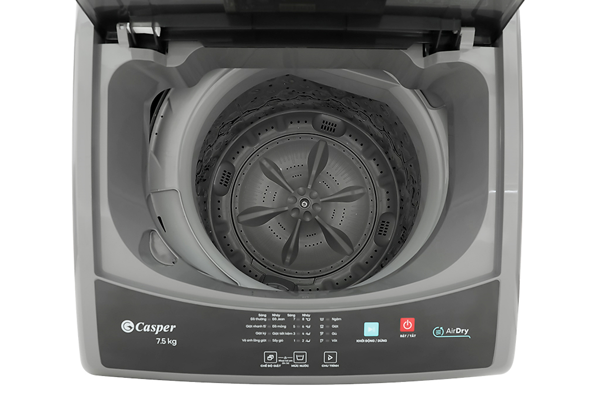 Máy giặt Casper 7.5 kg WT-75NG1 - Hàng chính hãng - Chỉ giao HCM