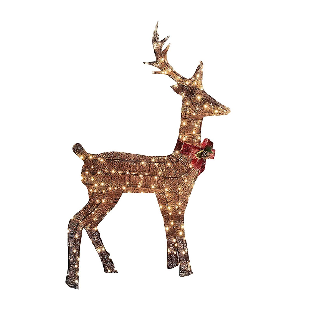 Mua 2pcs Christmas Lighted Reindeer Ornament for Festive Party tại ...