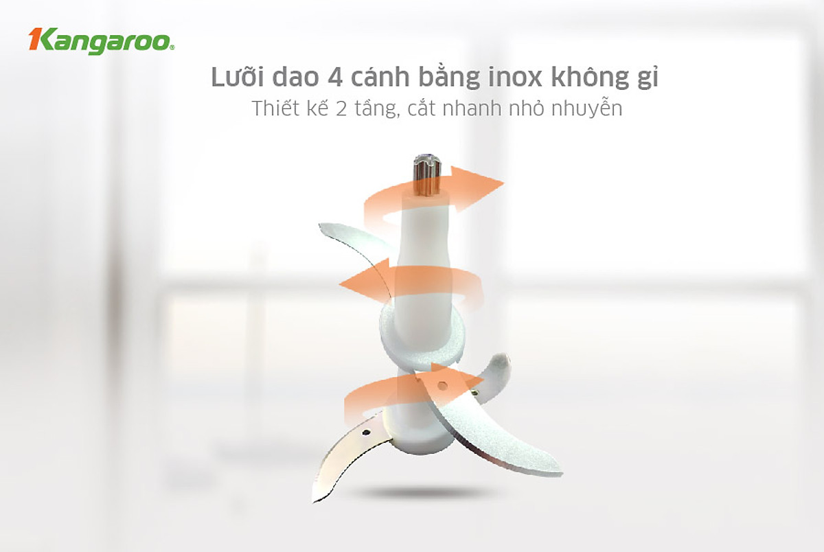 Máy xay thịt Kangaroo KG12T (1.2 Lít) - Hàng chính hãng