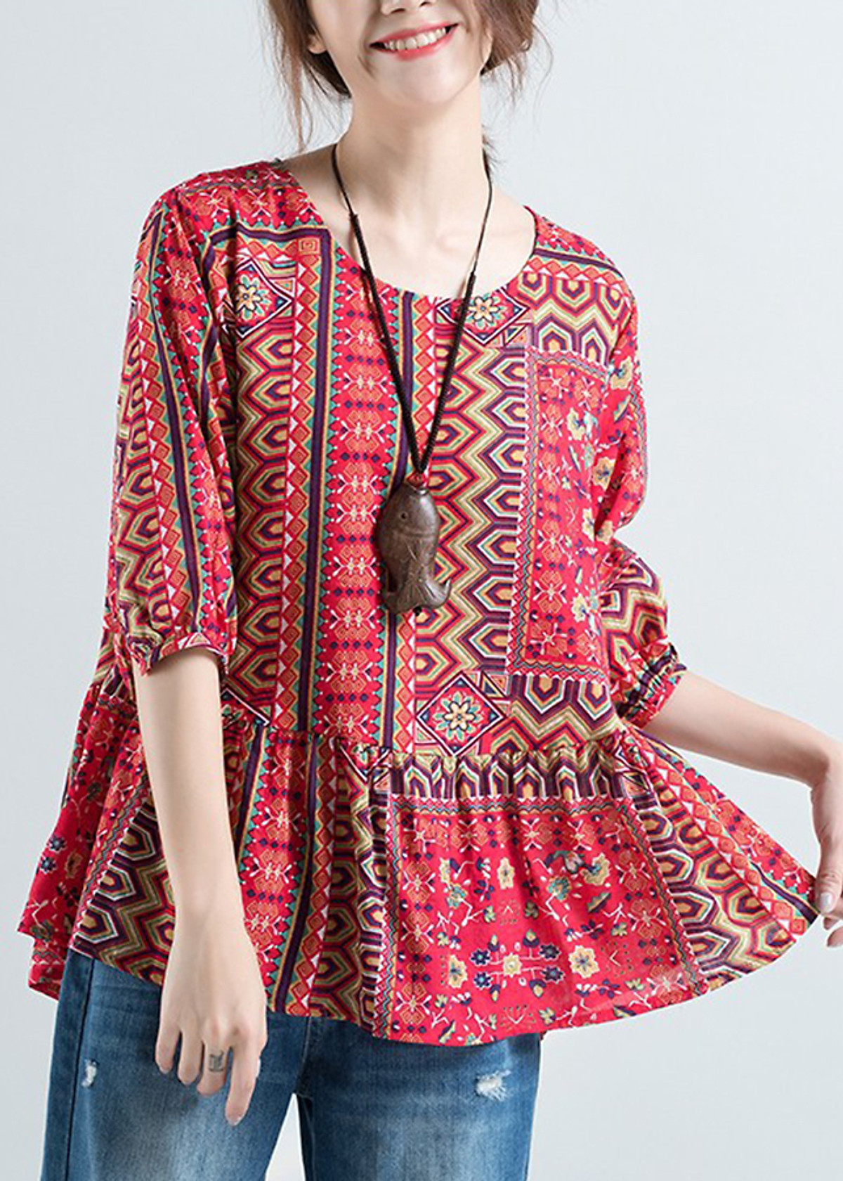 Mua Áo Thổ Cẩm Nữ BS01 | Tiki