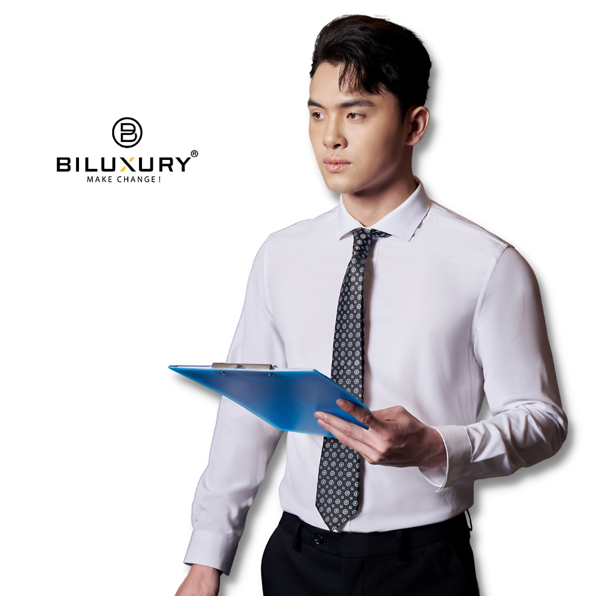 Mua Áo Sơ Mi Nam Ngắn Tay Trơn Biluxury SMCB021XDM #6 Mua Áo Sơ Mi Nam Ngắn Tay Trơn Biluxury SMCB021XDM