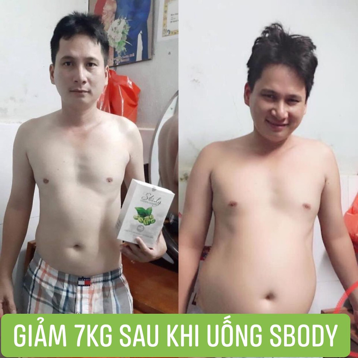 Sbody Green Coffee - Cà Phê Xanh hỗ trợ Giảm Cân Sbody (Hộp 12 gói ...