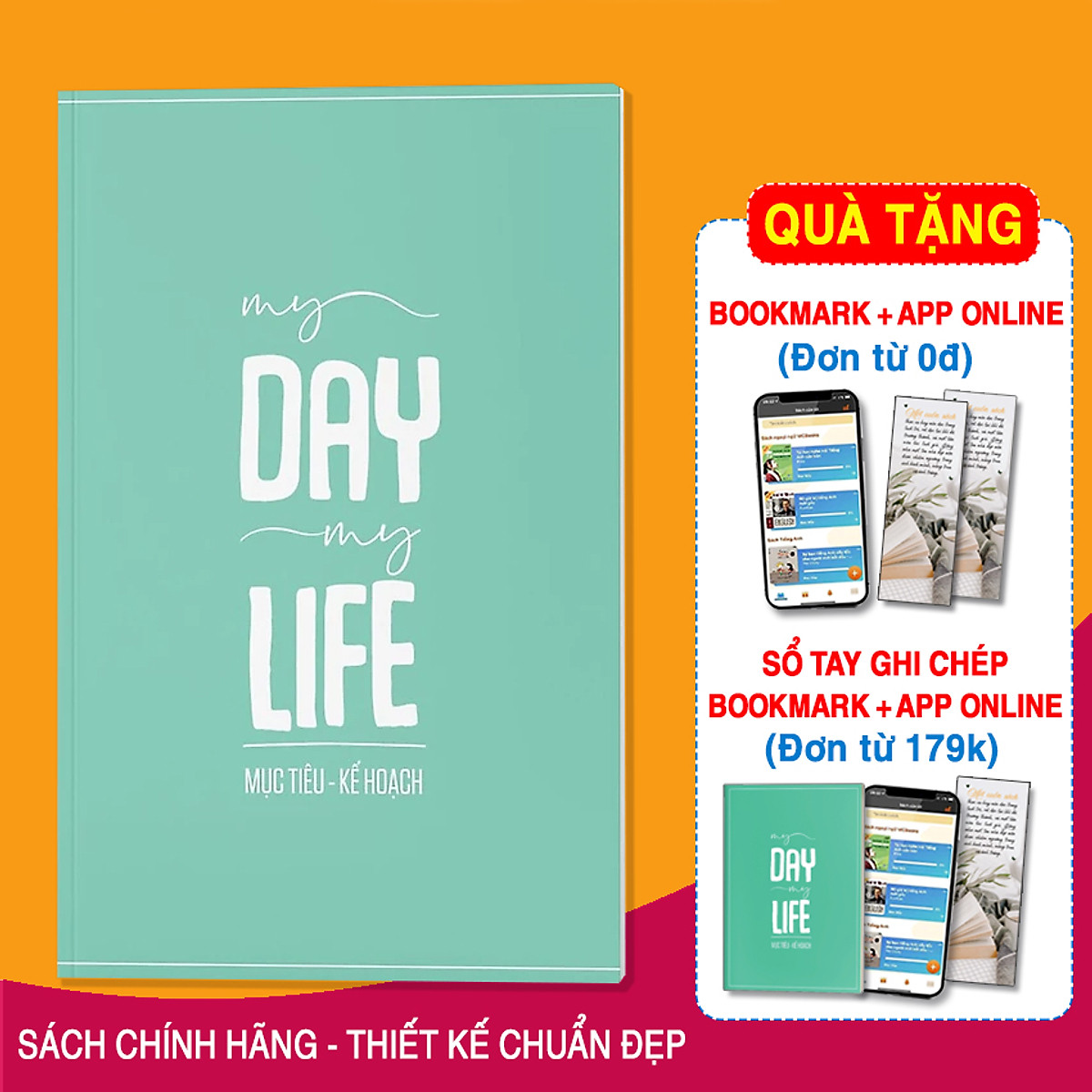 - Sổ tay ghi chép mục tiêu - kế hoạch My Day My Life